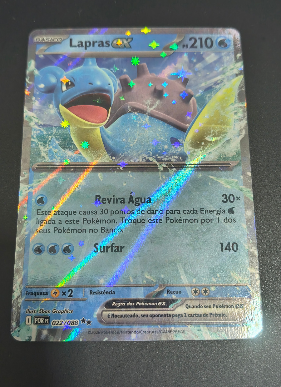 Lapras ex (Equilíbrio Perfeito #022) frente