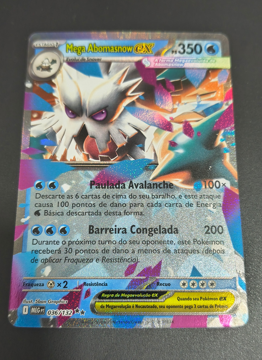 Mega Abomasnow ex (Megaevolução #036) frente