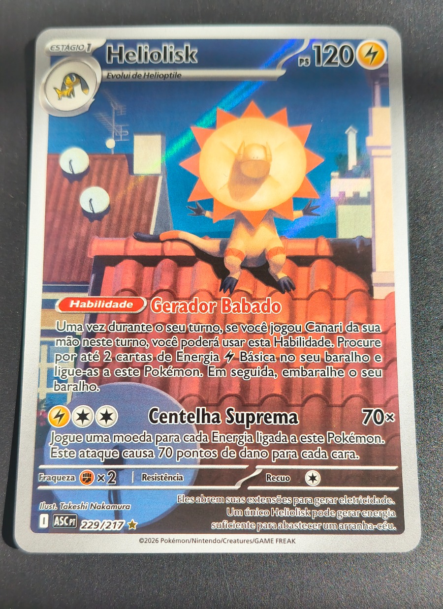 Heliolisk (Heróis Excelsos #229) frente