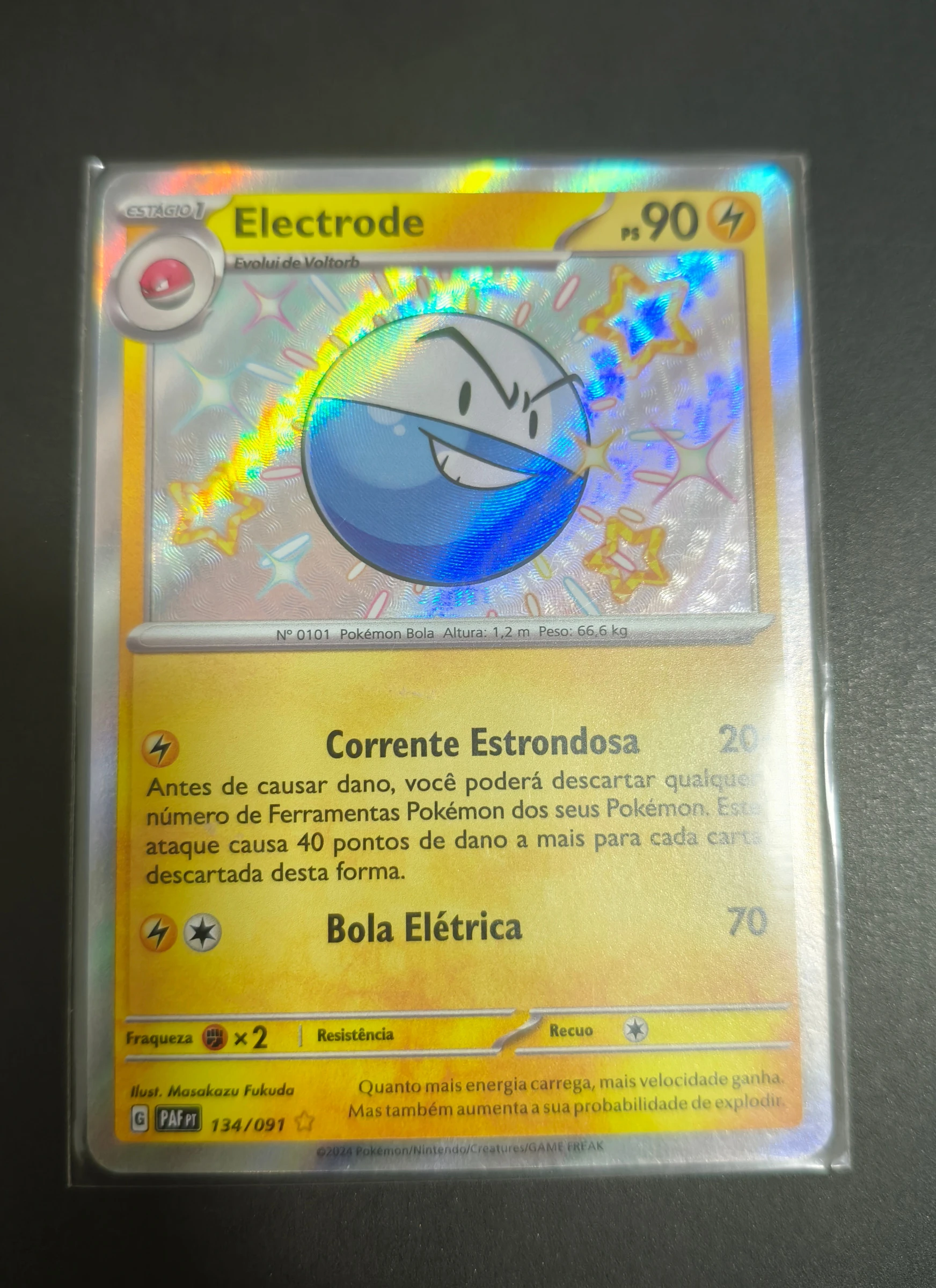 Electrode (Destinos de Paldea #134) frente
