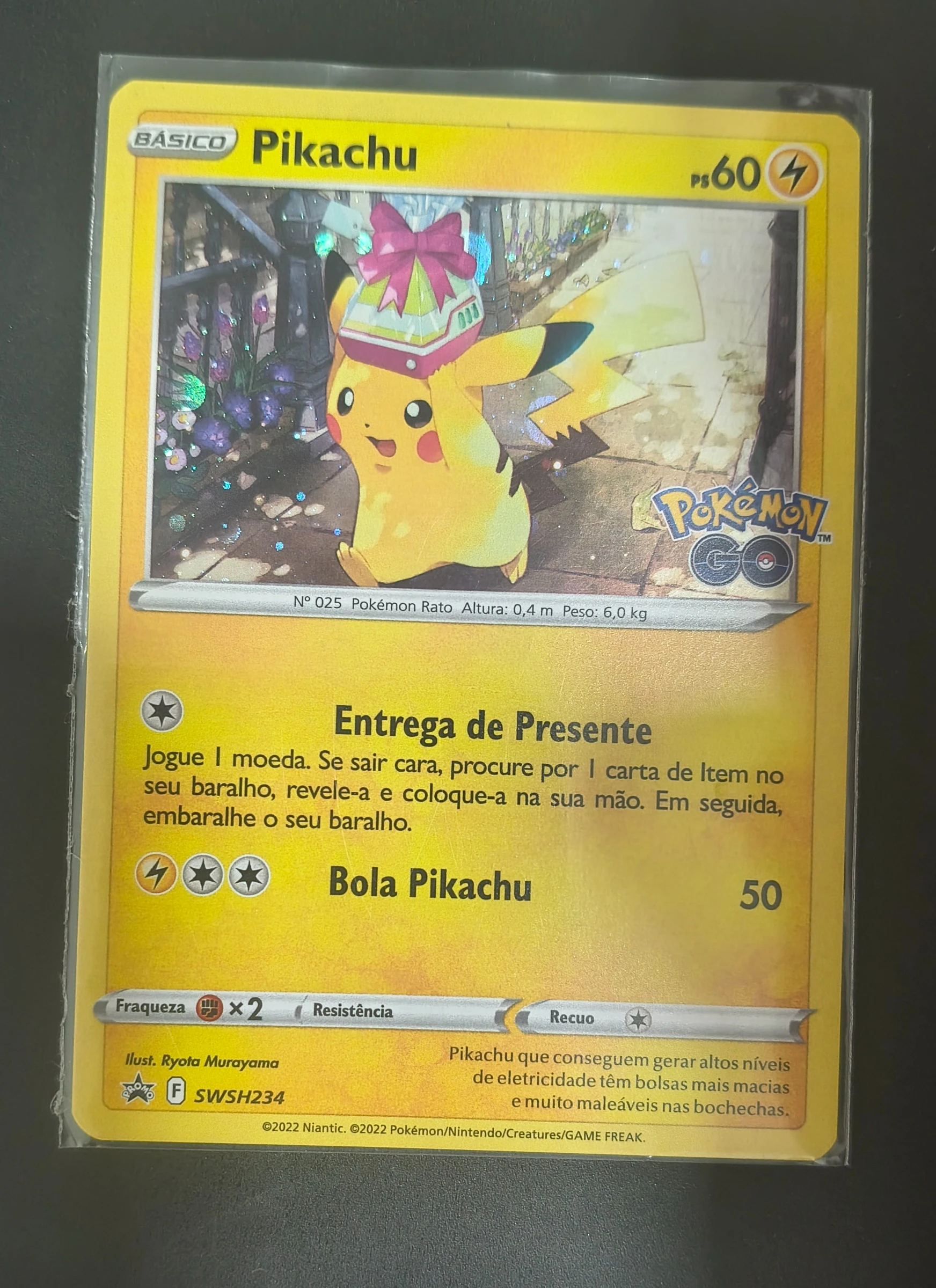 Pikachu (SWSH Black Star Promos #SWSH234) frente