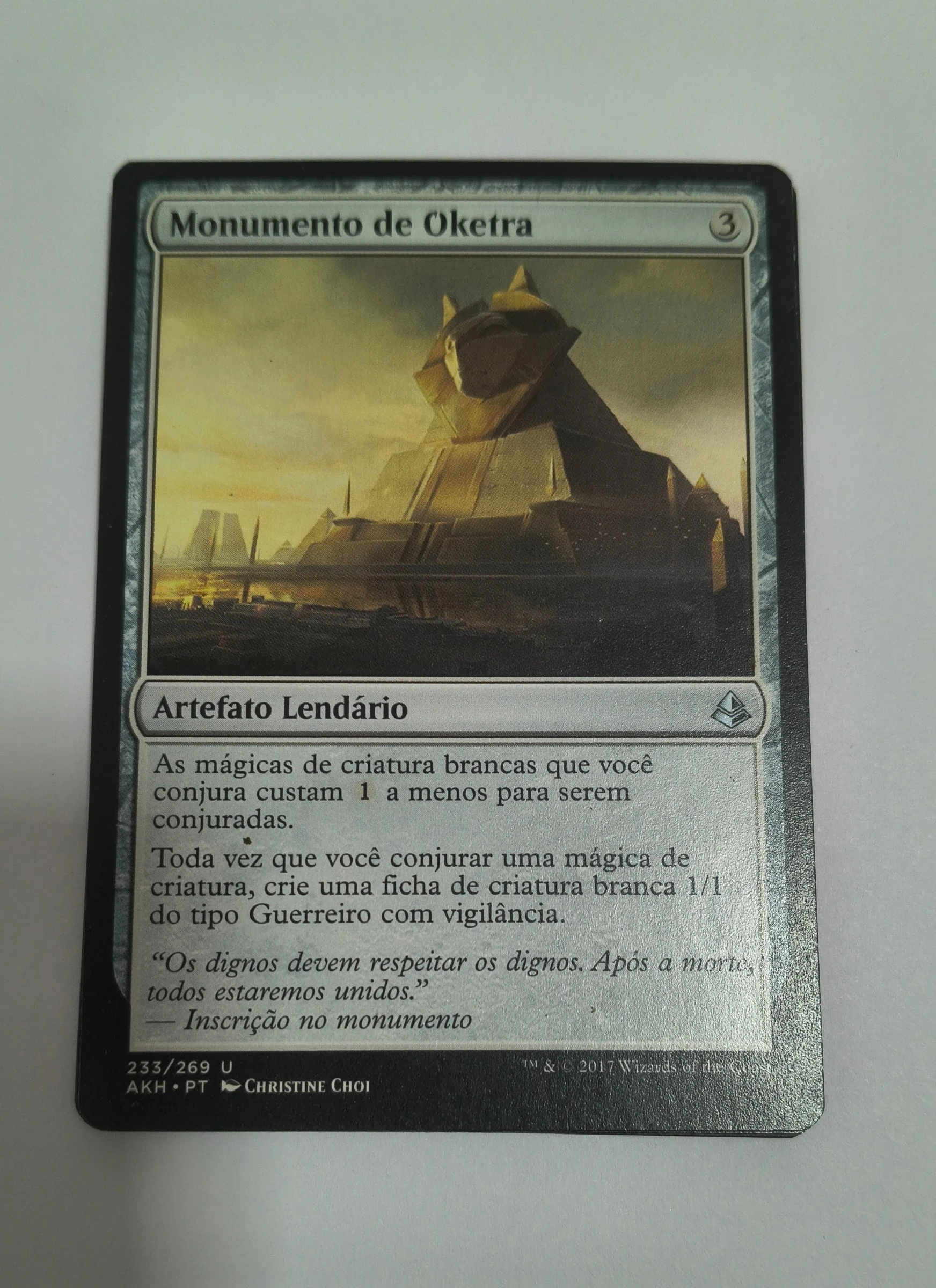 Monumento de Oketra (Amonkhet #233) frente