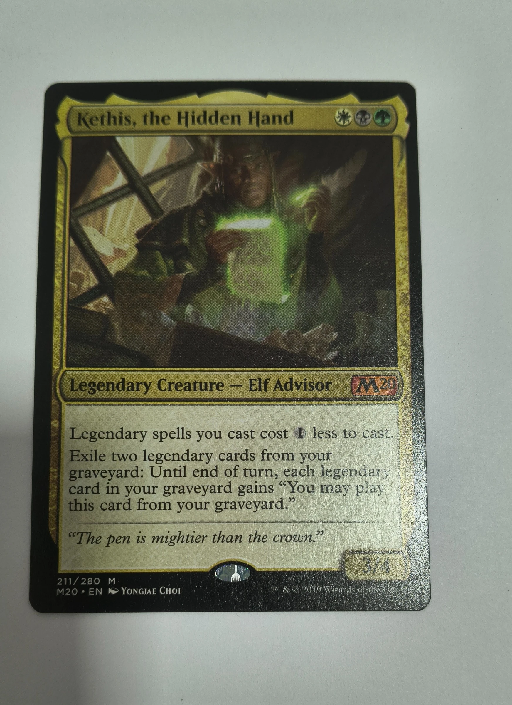 Kethis, the Hidden Hand (The List #M20-211) frente