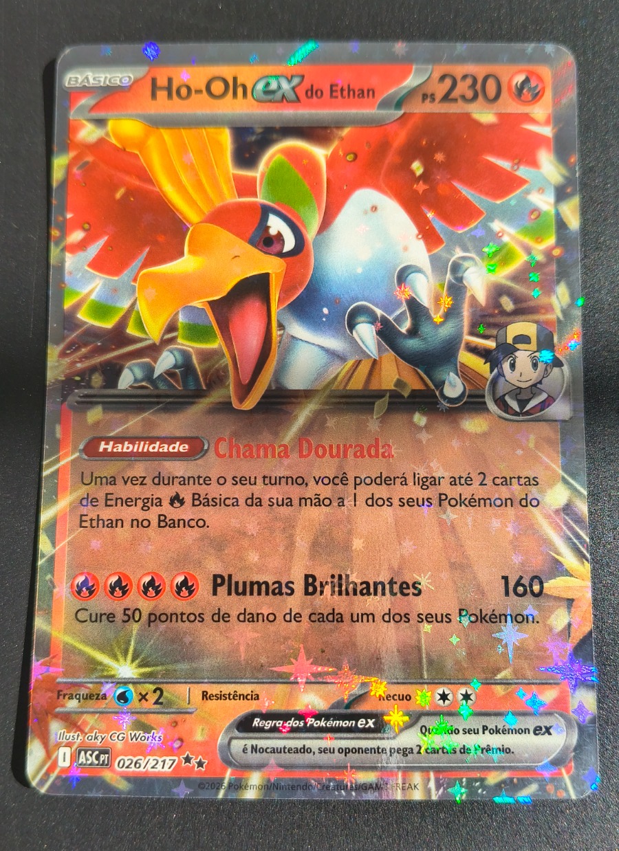 Ho-Oh ex do Ethan (Heróis Excelsos #026) frente