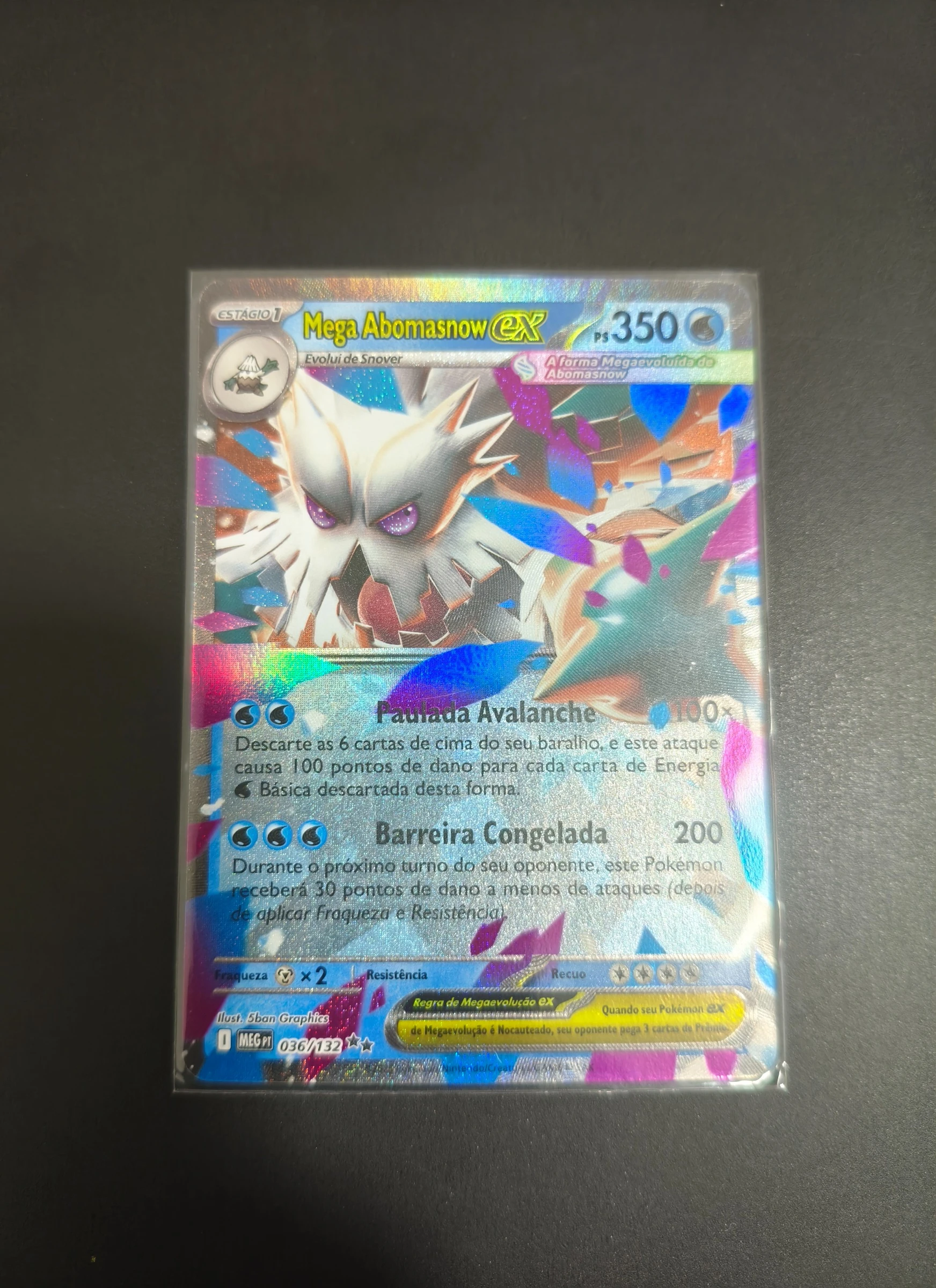 Mega Abomasnow ex (Megaevolução #036) frente