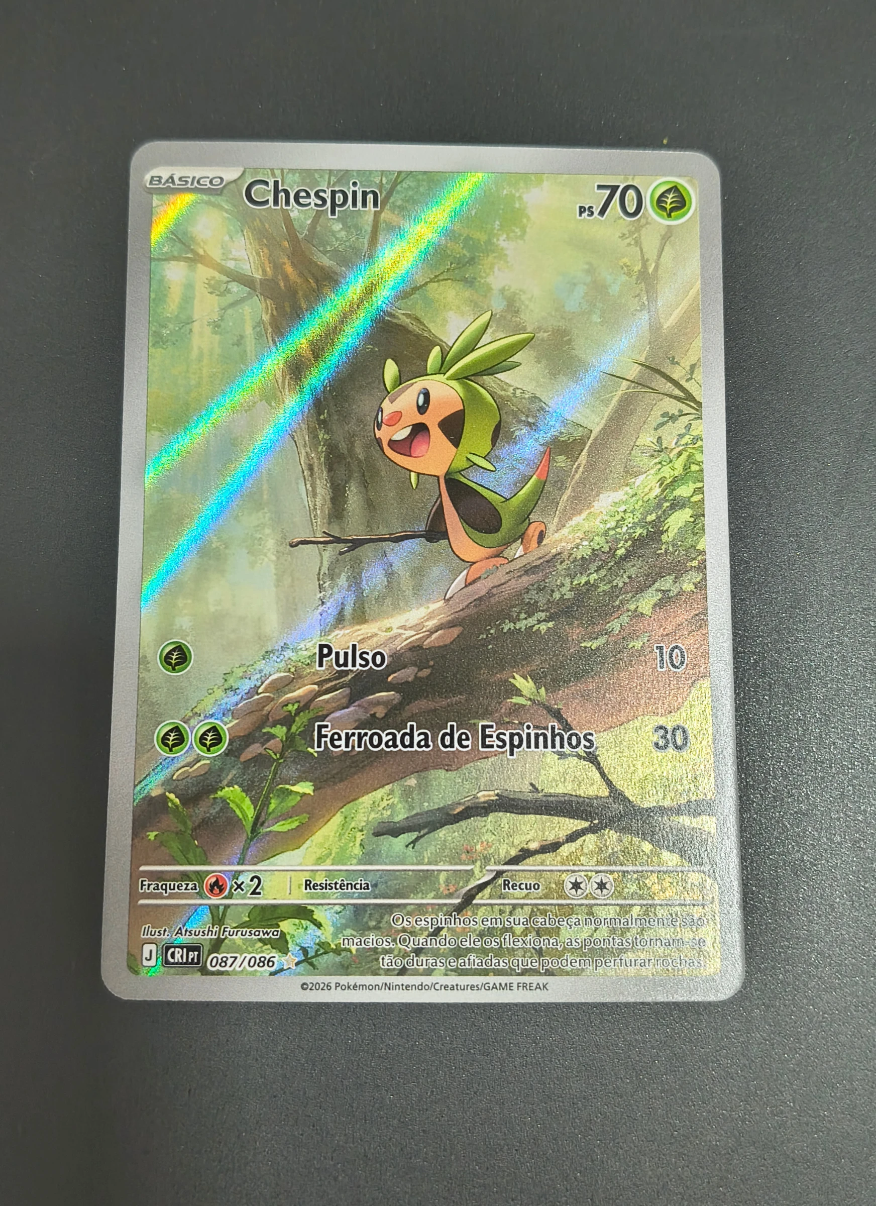 Chespin (Caos Ascendente #087) frente