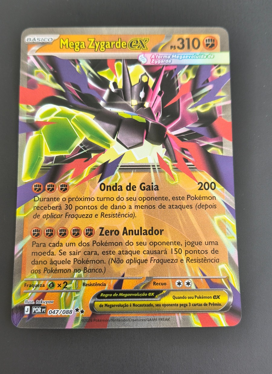 Mega Zygarde ex (Equilíbrio Perfeito #047) frente