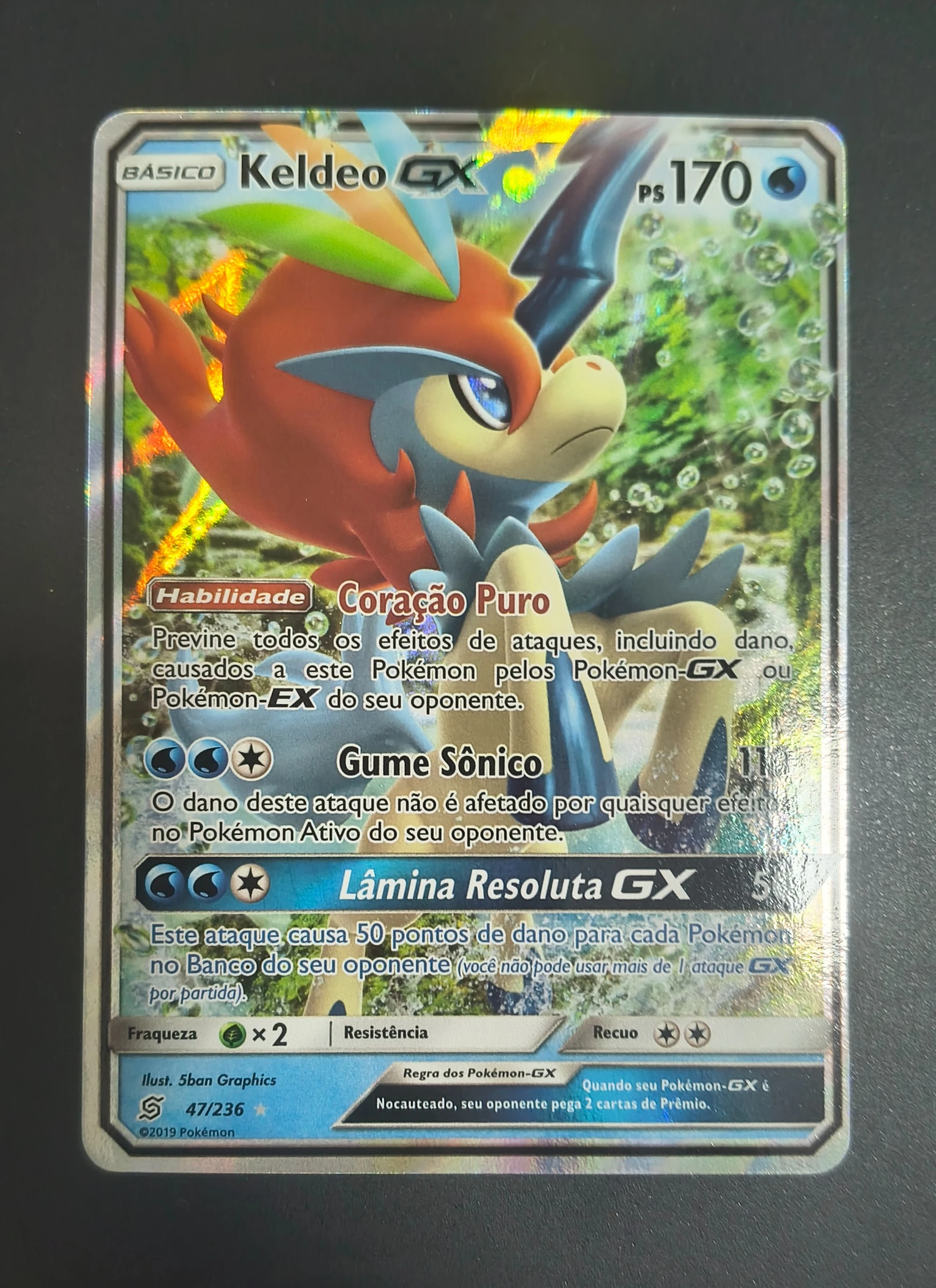 Keldeo GX (Sintonia Mental #47) frente