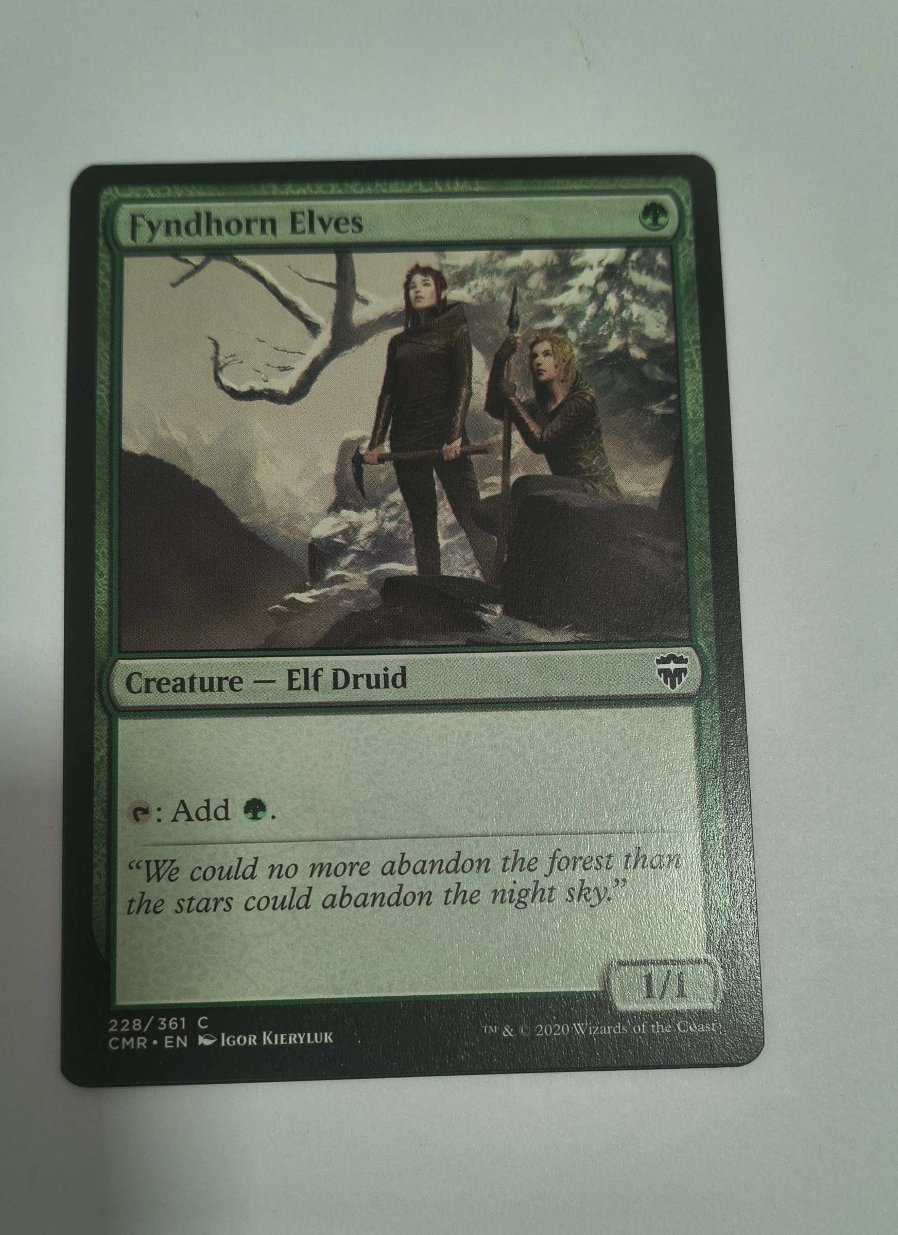 Fyndhorn Elves (The List #CMR-228) frente