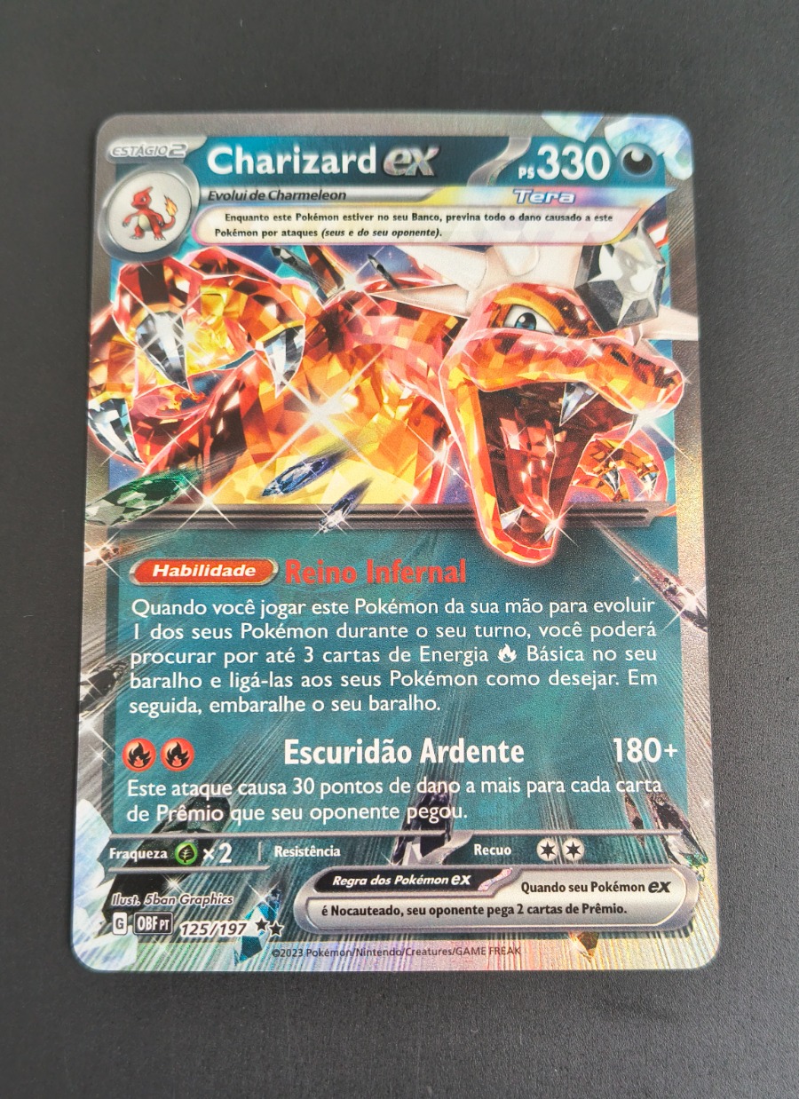 Charizard ex (Obsidiana em Chamas #125)