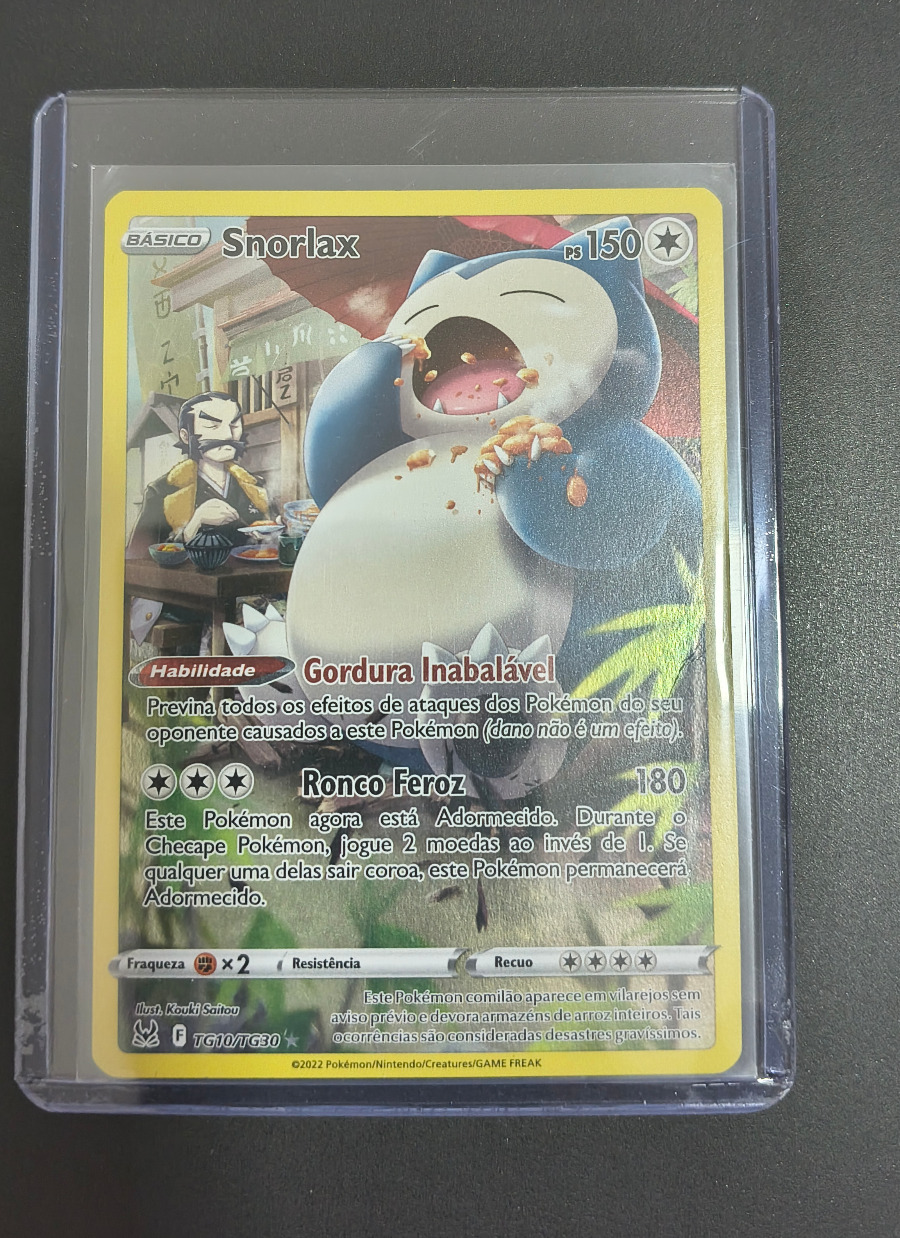 Snorlax (Lost Origin Trainer Gallery #TG10) frente