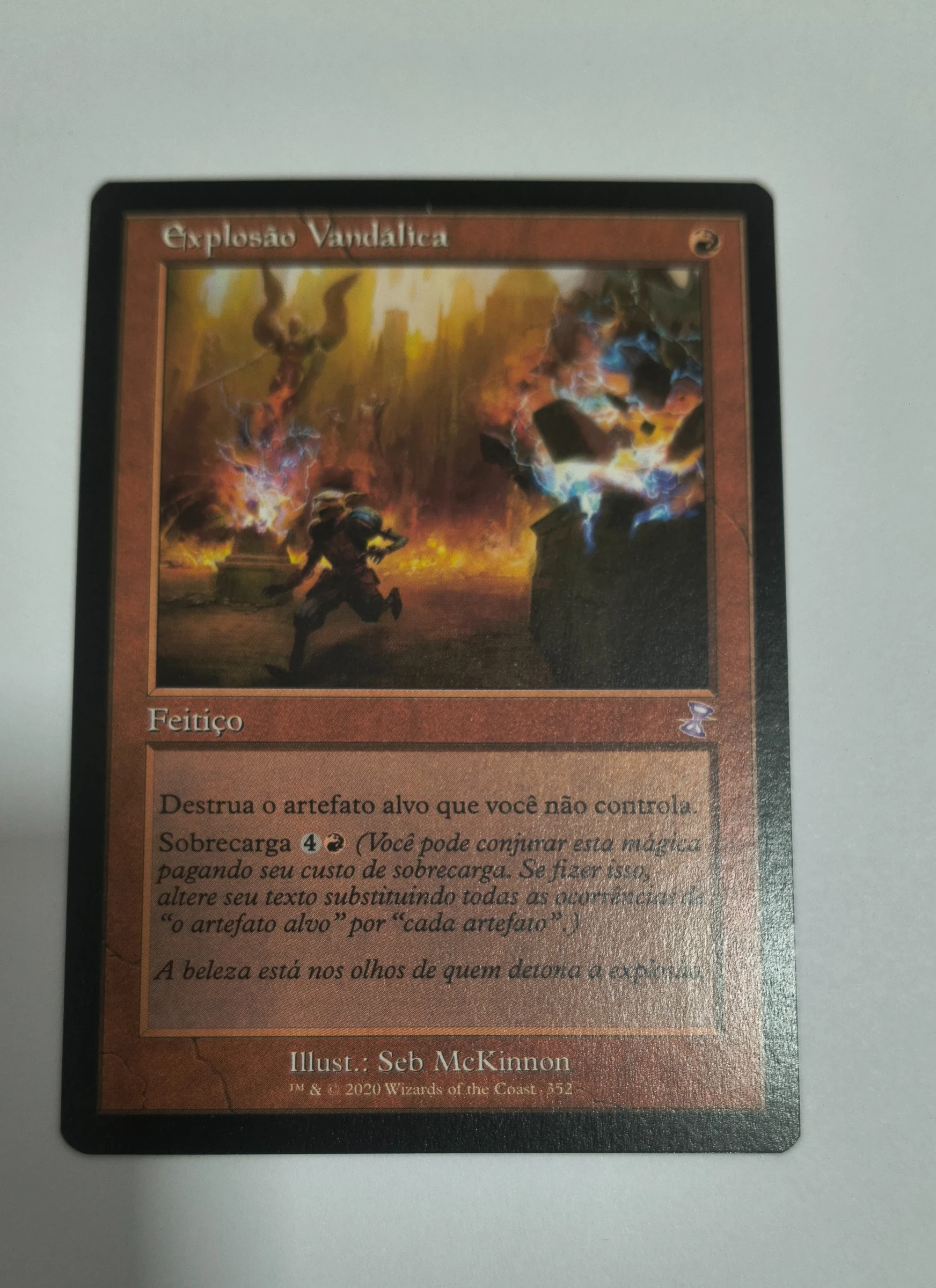 Explosão Vandálica (Time Spiral Remastered #352) frente