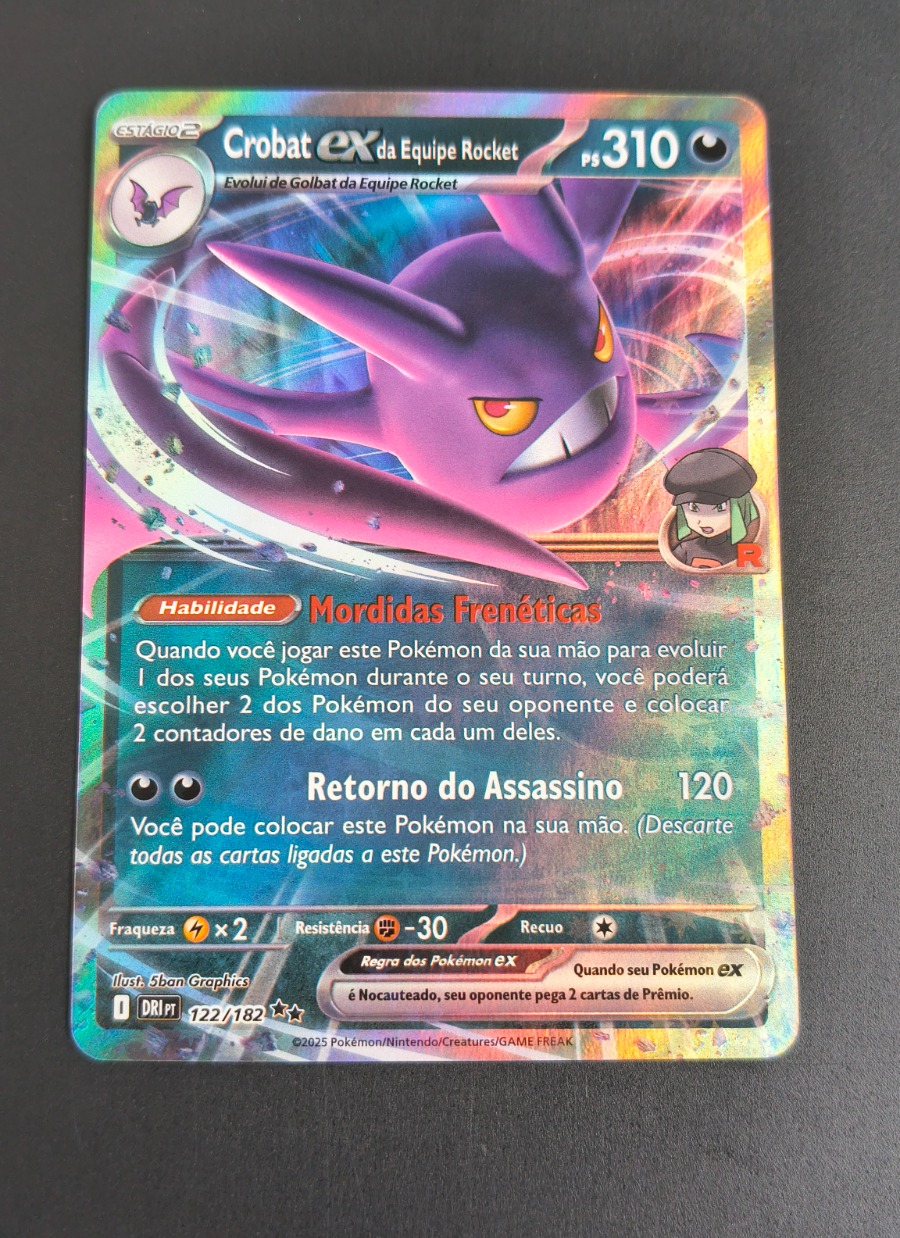 Crobat ex da Equipe Rocket (Rivais Predestinados #122)