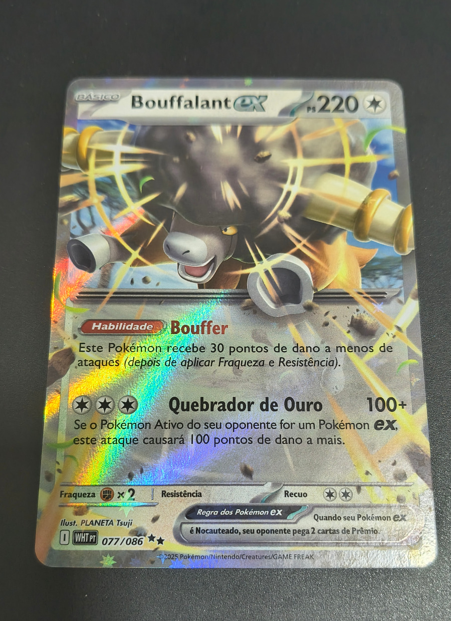 Bouffalant ex (Fogo Branco #077) frente
