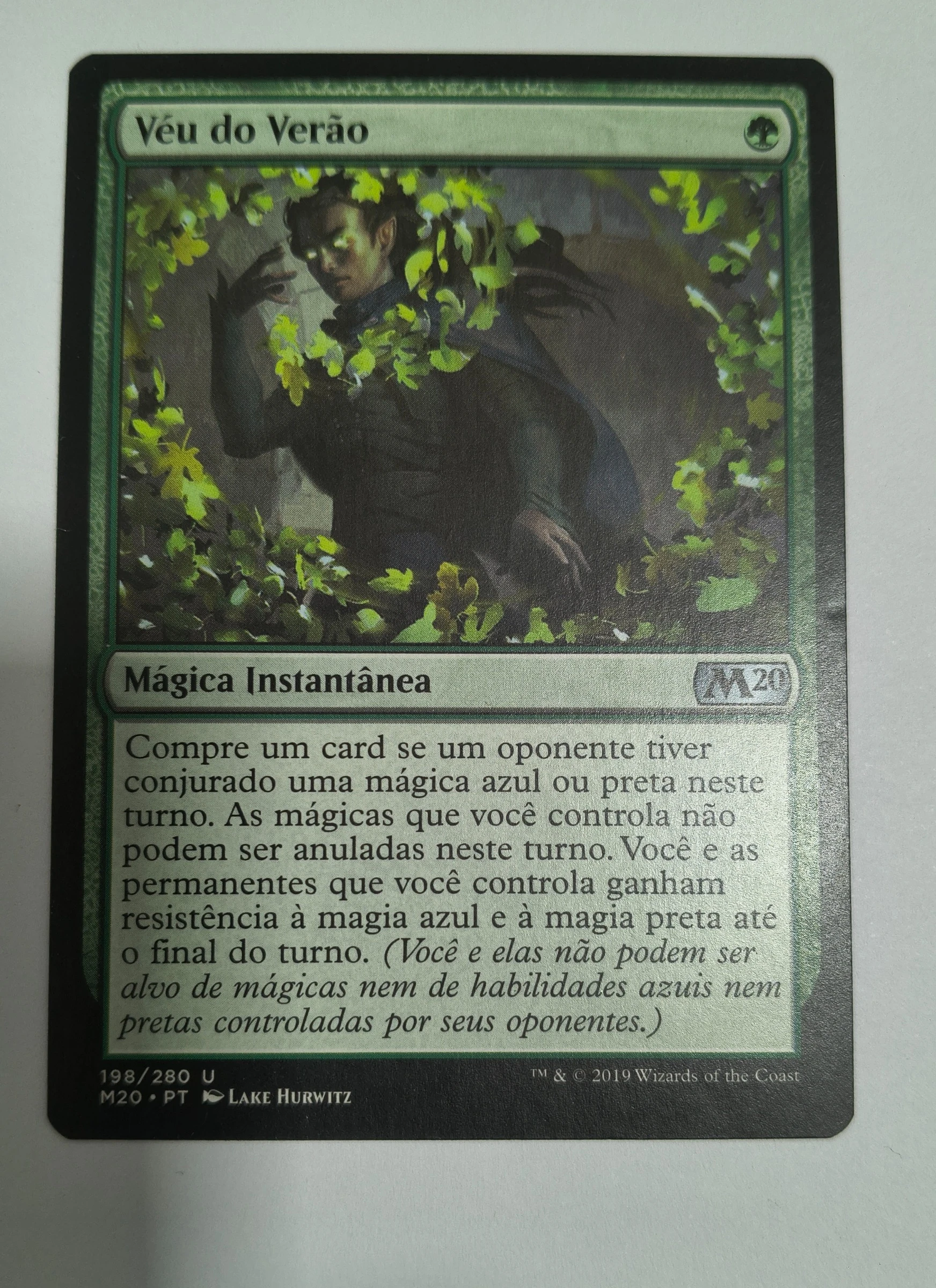 Véu do Verão (Core Set 2020 #198) frente