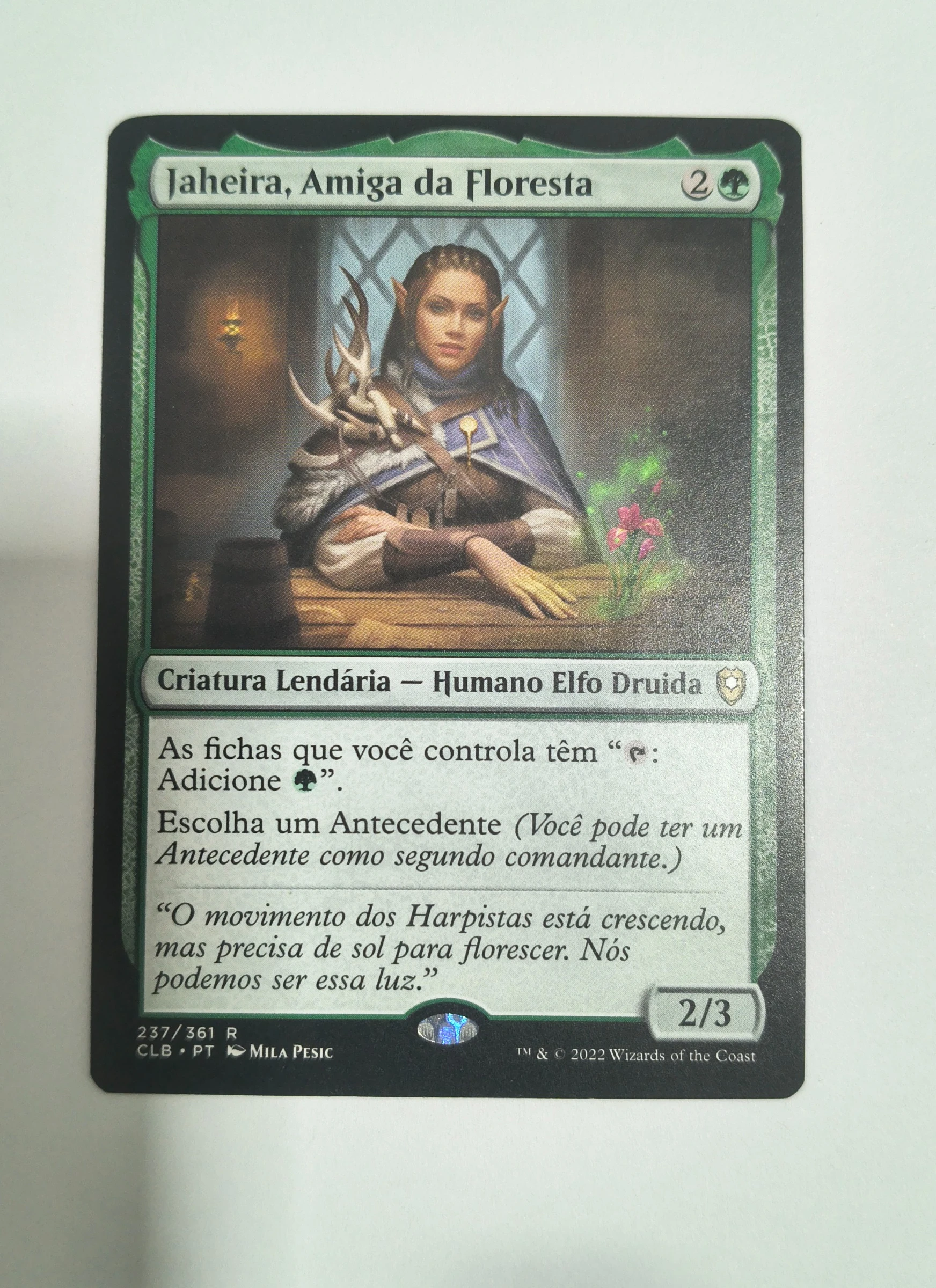 Jaheira, Amiga da Floresta (Commander Legends: Battle for Baldur's Gate #237) frente
