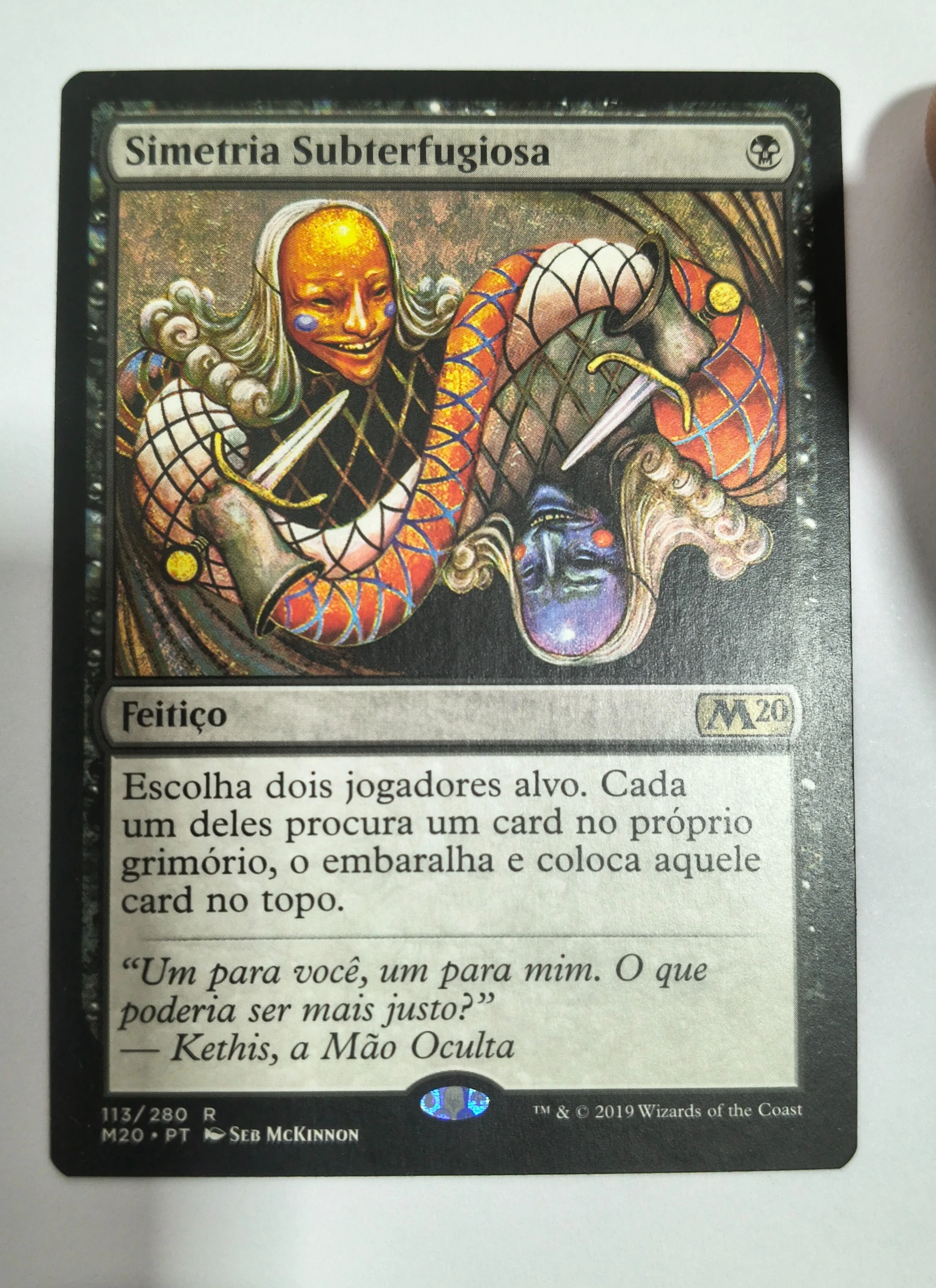 Simetria Subterfugiosa (Core Set 2020 #113) frente