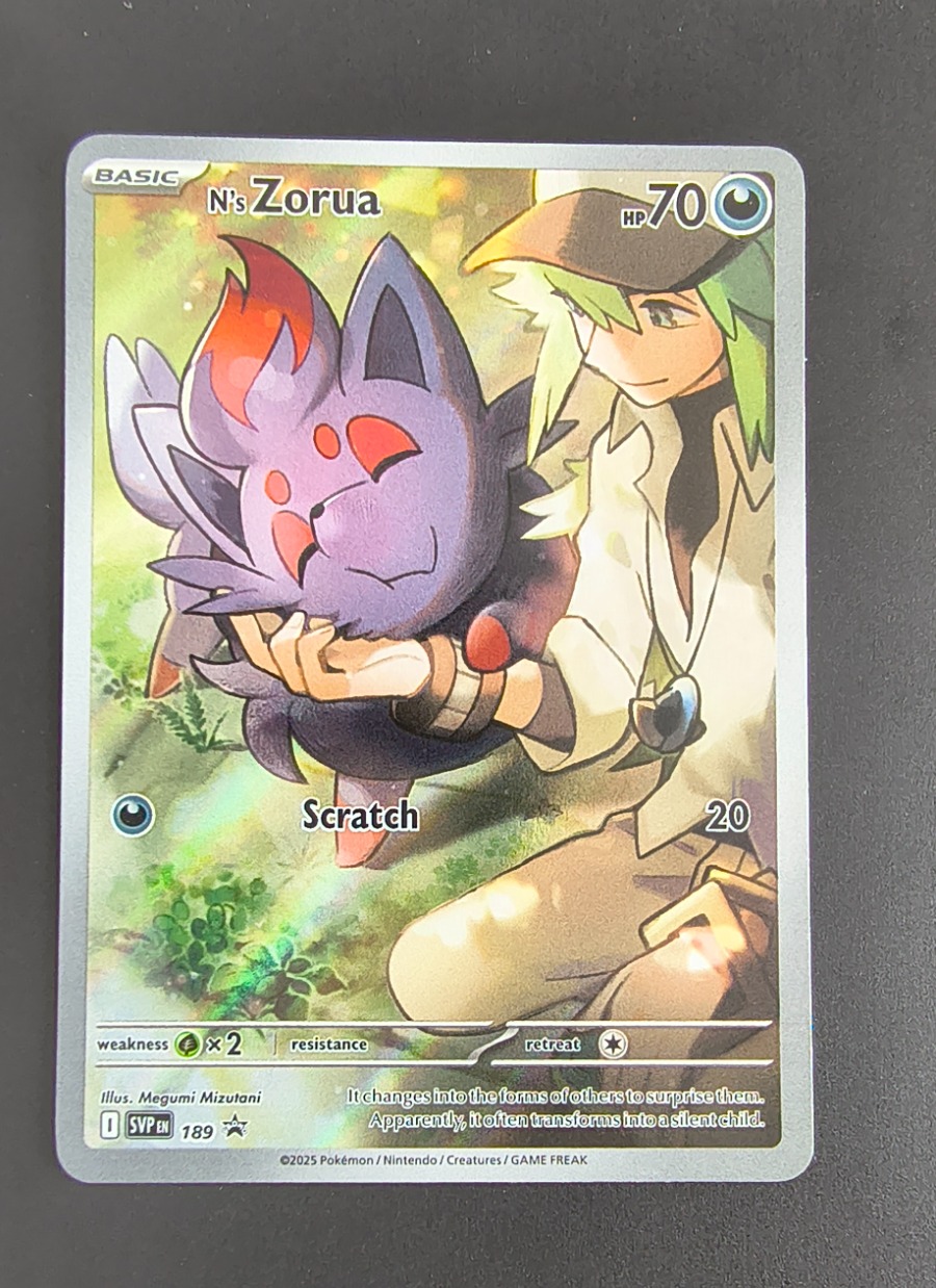 N's Zorua (SVP Black Star Promos #189)