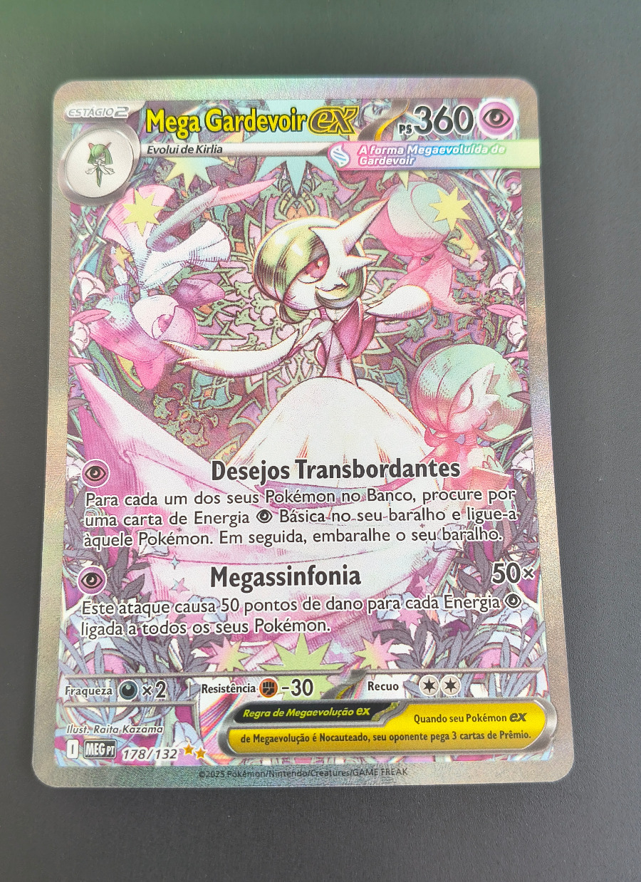 Mega Gardevoir ex (Megaevolução #178) frente