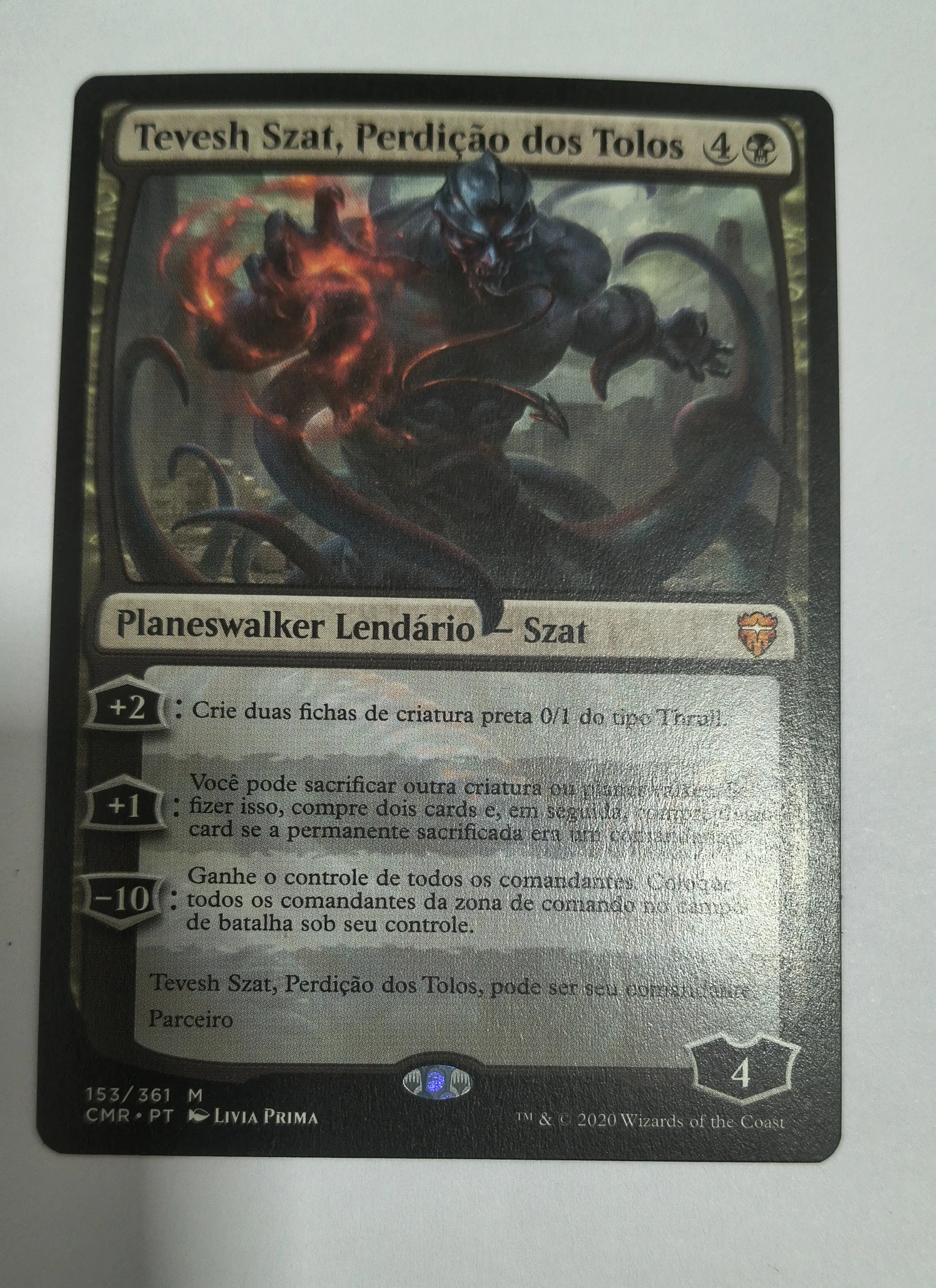 Tevesh Szat, Perdição dos Tolos (Commander Legends #153) frente