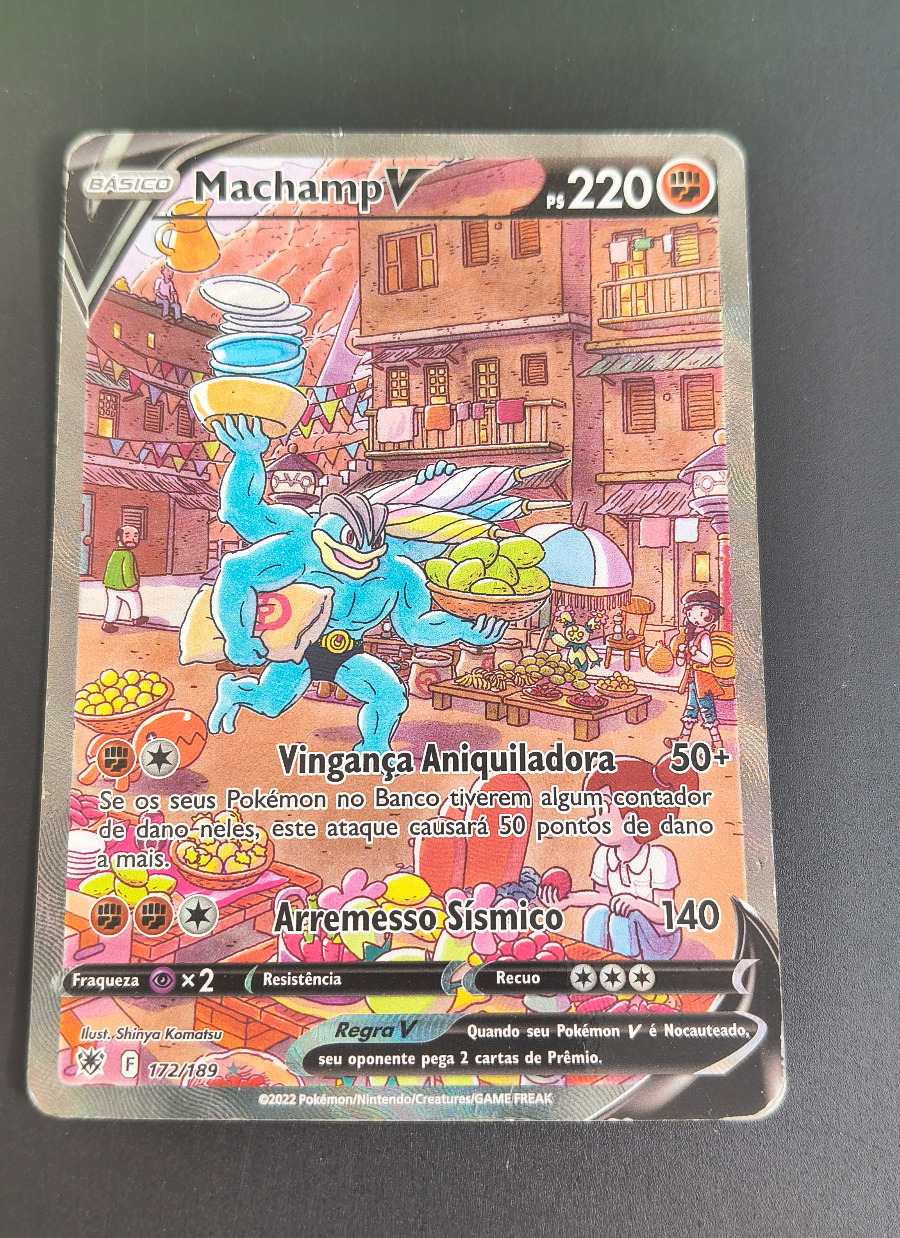 Machamp V (Estrelas Radiantes #172) frente