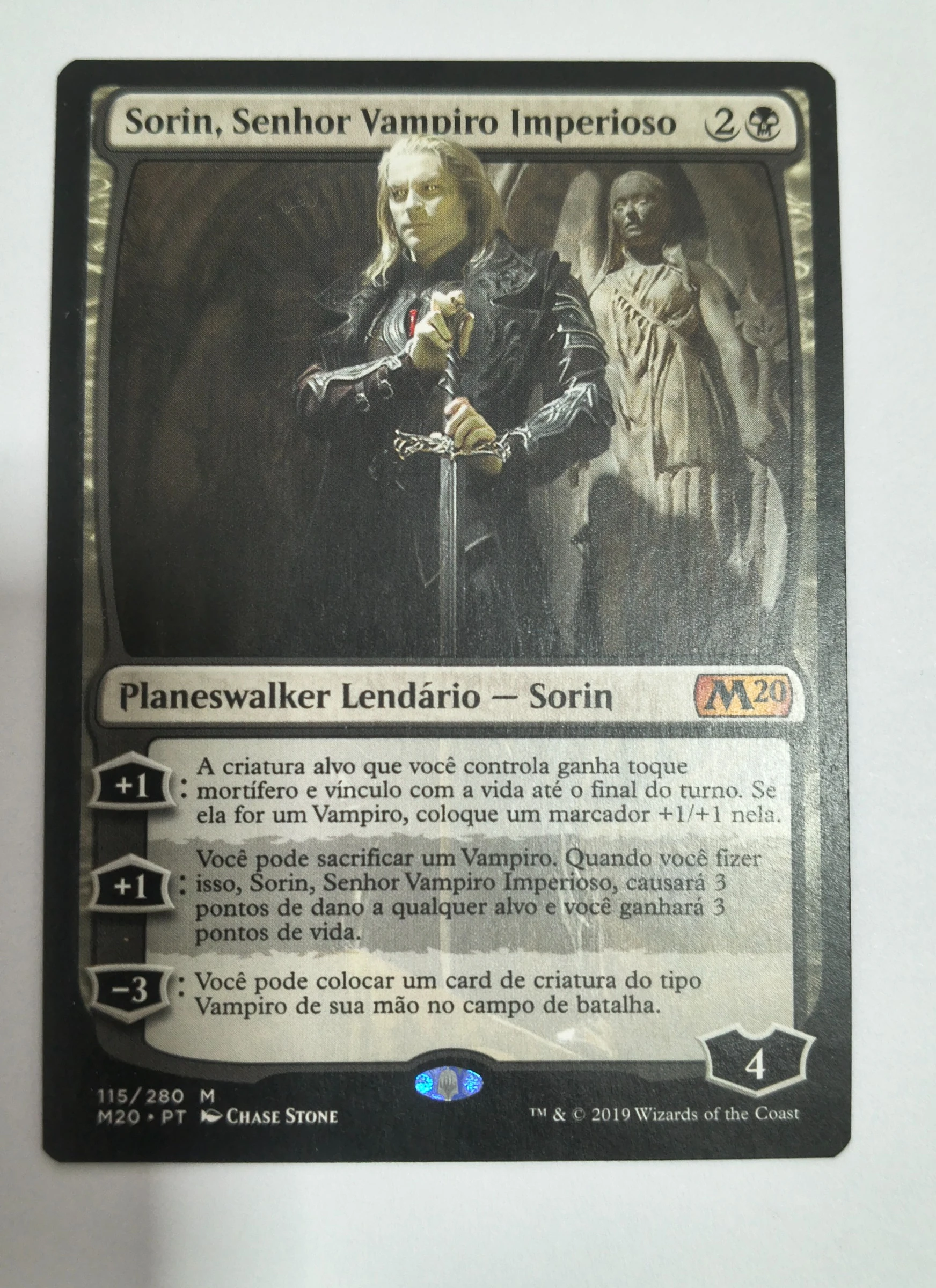 Sorin, Senhor Vampiro Imperioso (Core Set 2020 #115) frente