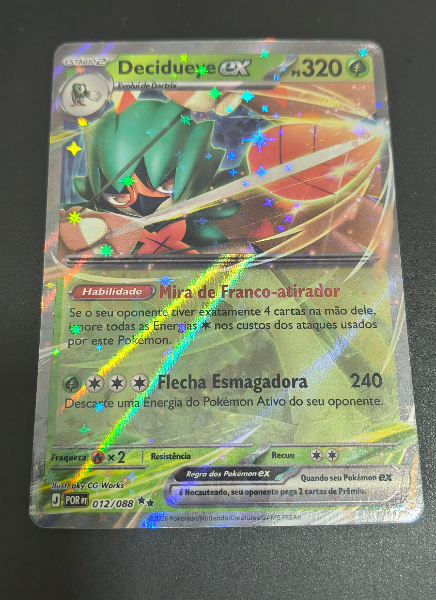 Decidueye ex (Equilíbrio Perfeito #012) frente
