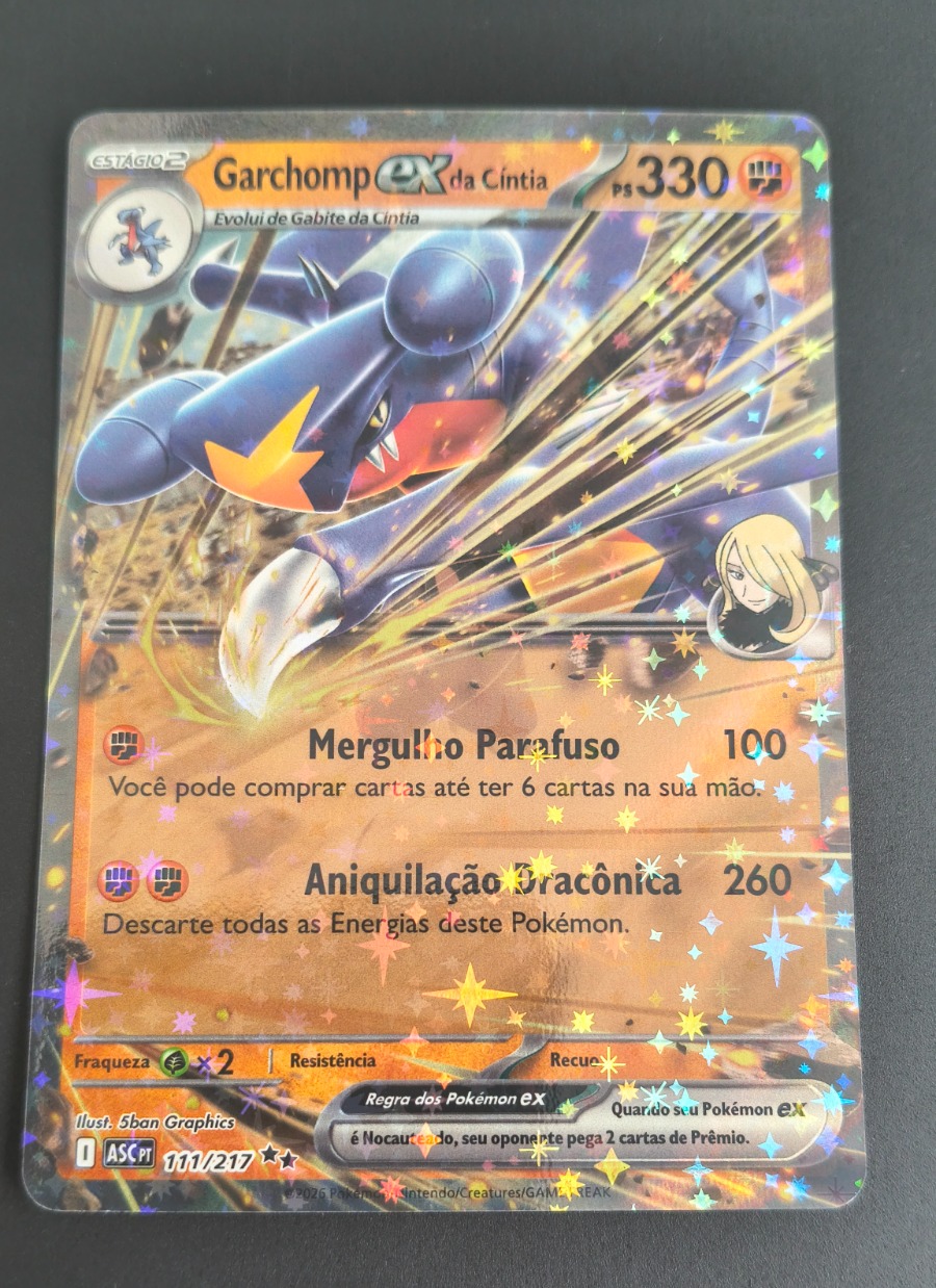Garchomp ex da Cíntia (Heróis Excelsos #111)