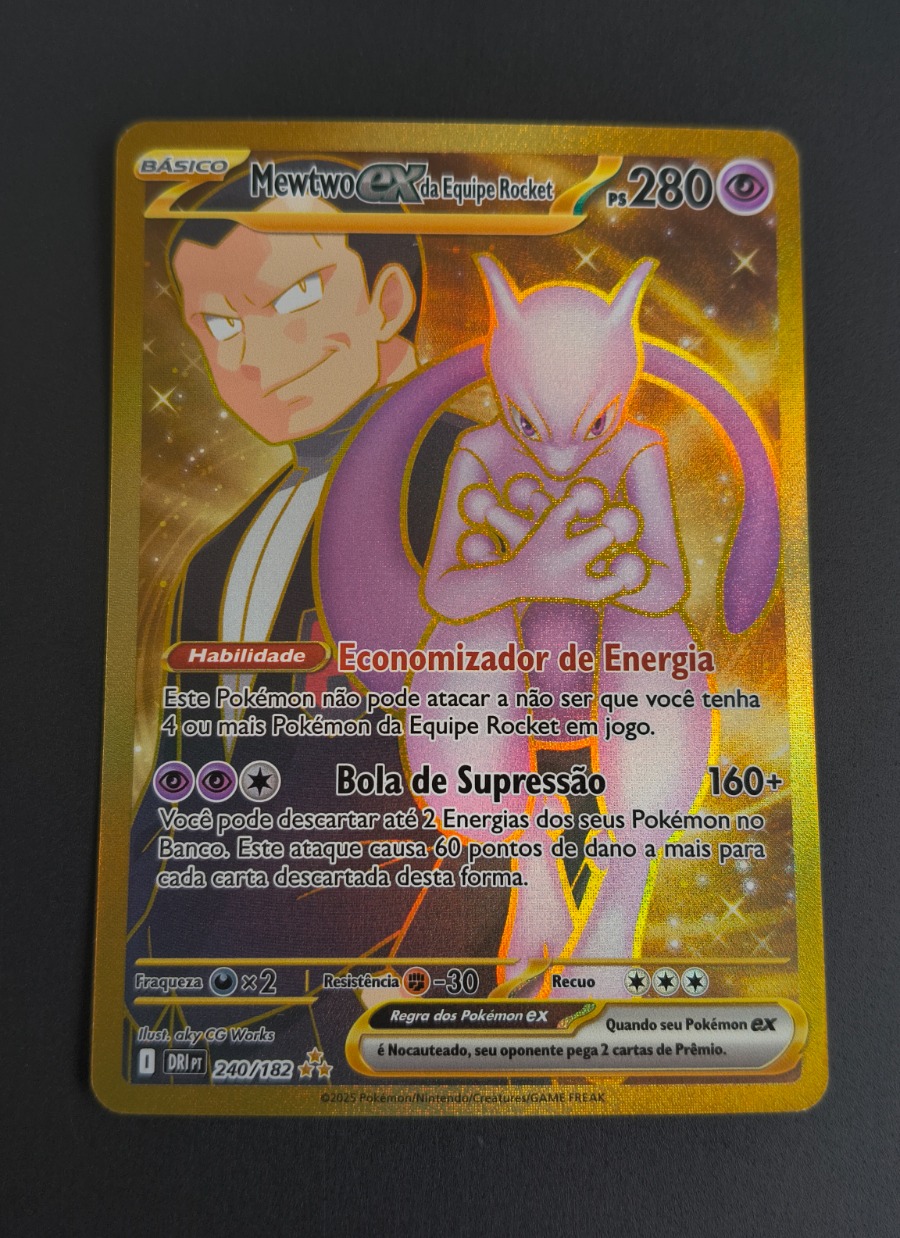 Mewtwo ex da Equipe Rocket (Rivais Predestinados #240)