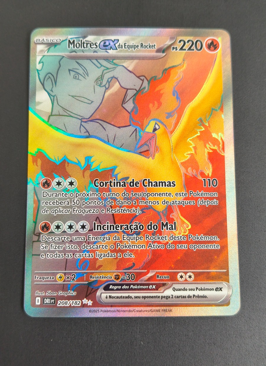 Moltres ex da Equipe Rocket (Rivais Predestinados #208)