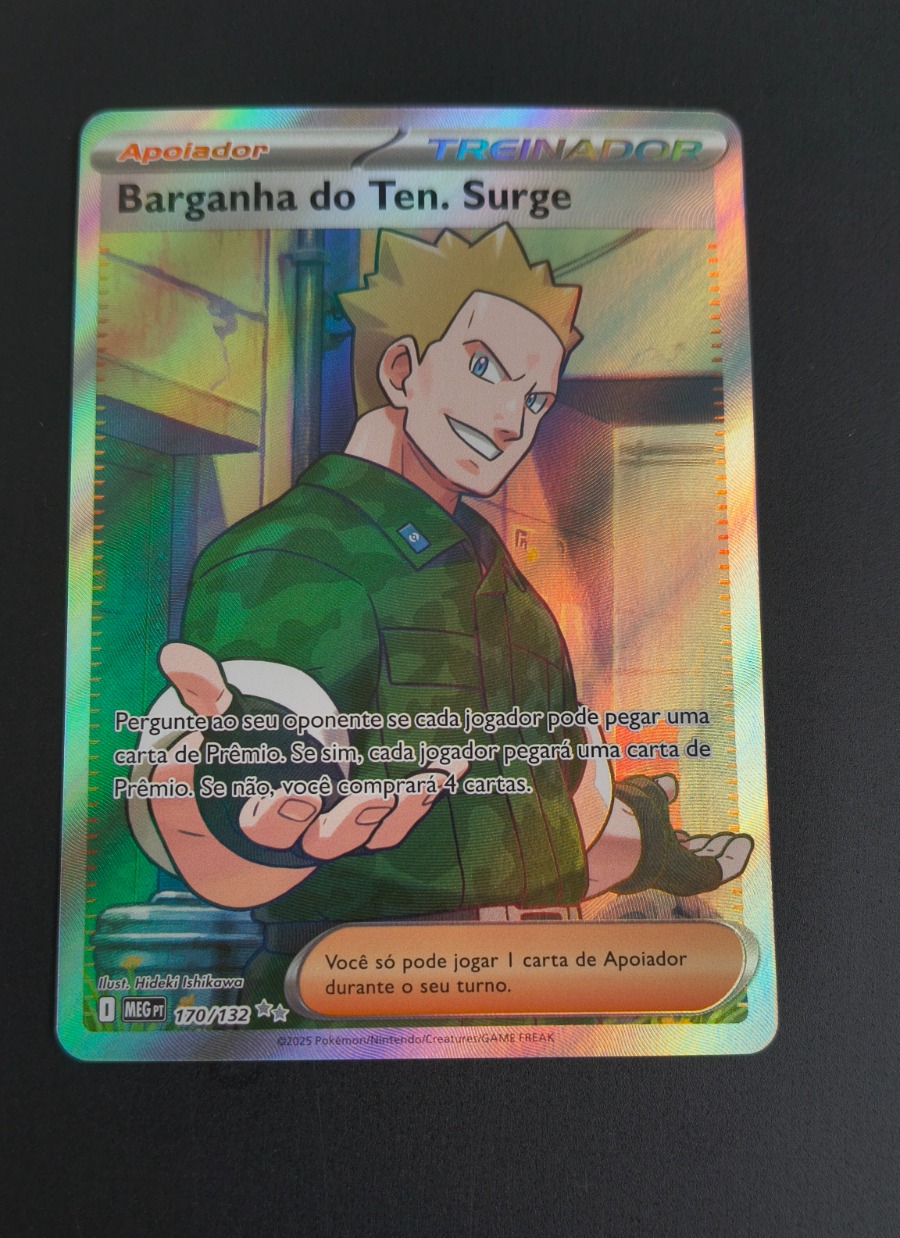 Barganha do Ten. Surge (Megaevolução #170)