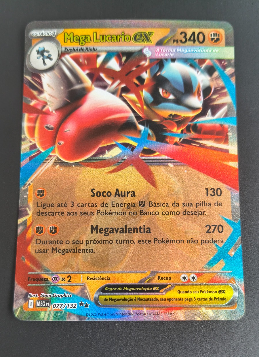 Mega Lucario ex (Megaevolução #077)