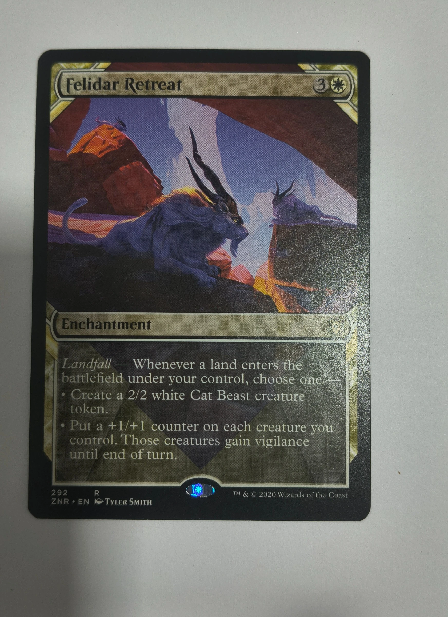 Felidar Retreat (Magic Online Promos #83680) frente