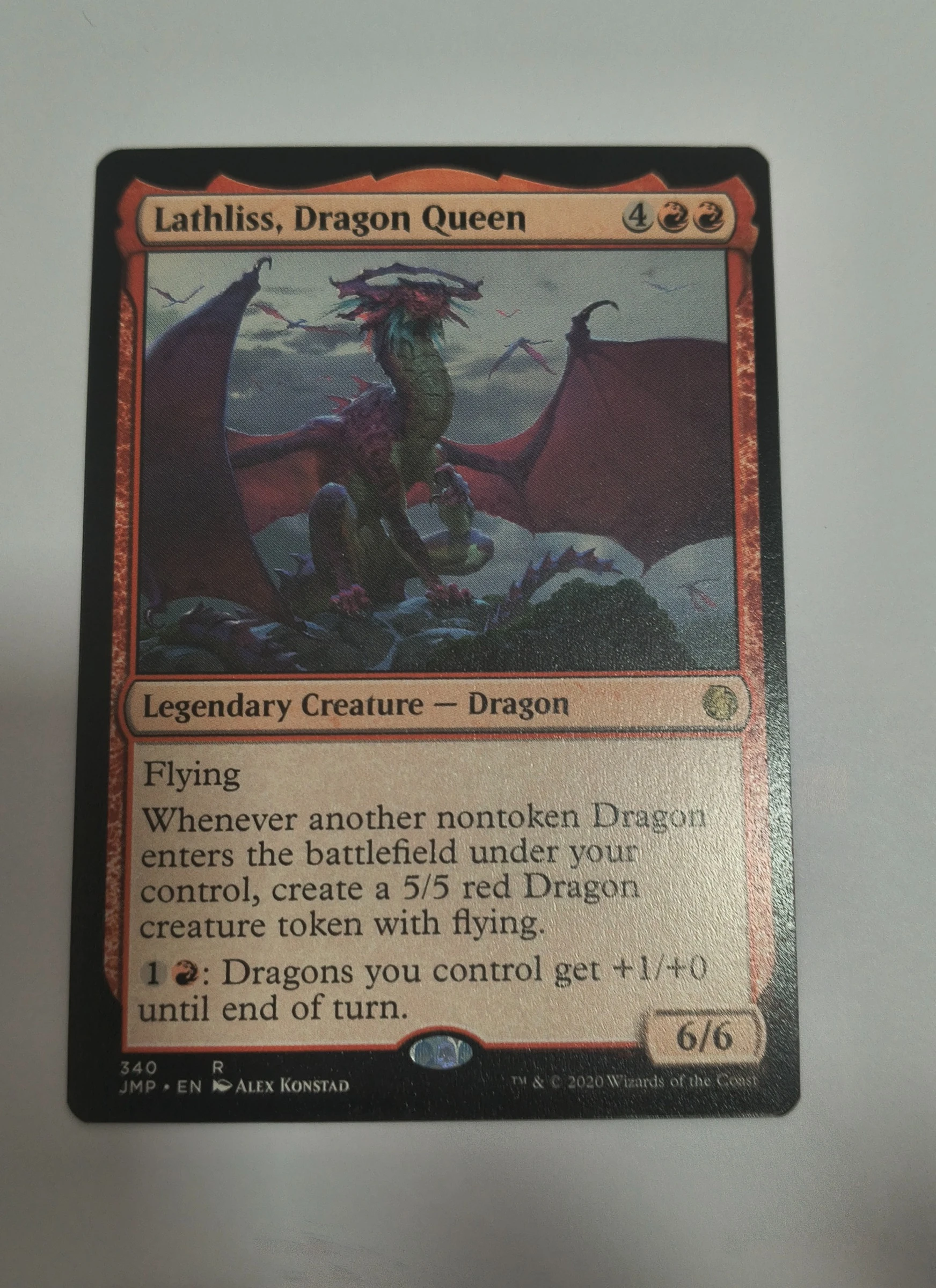 Lathliss, Dragon Queen (Jumpstart #340) frente