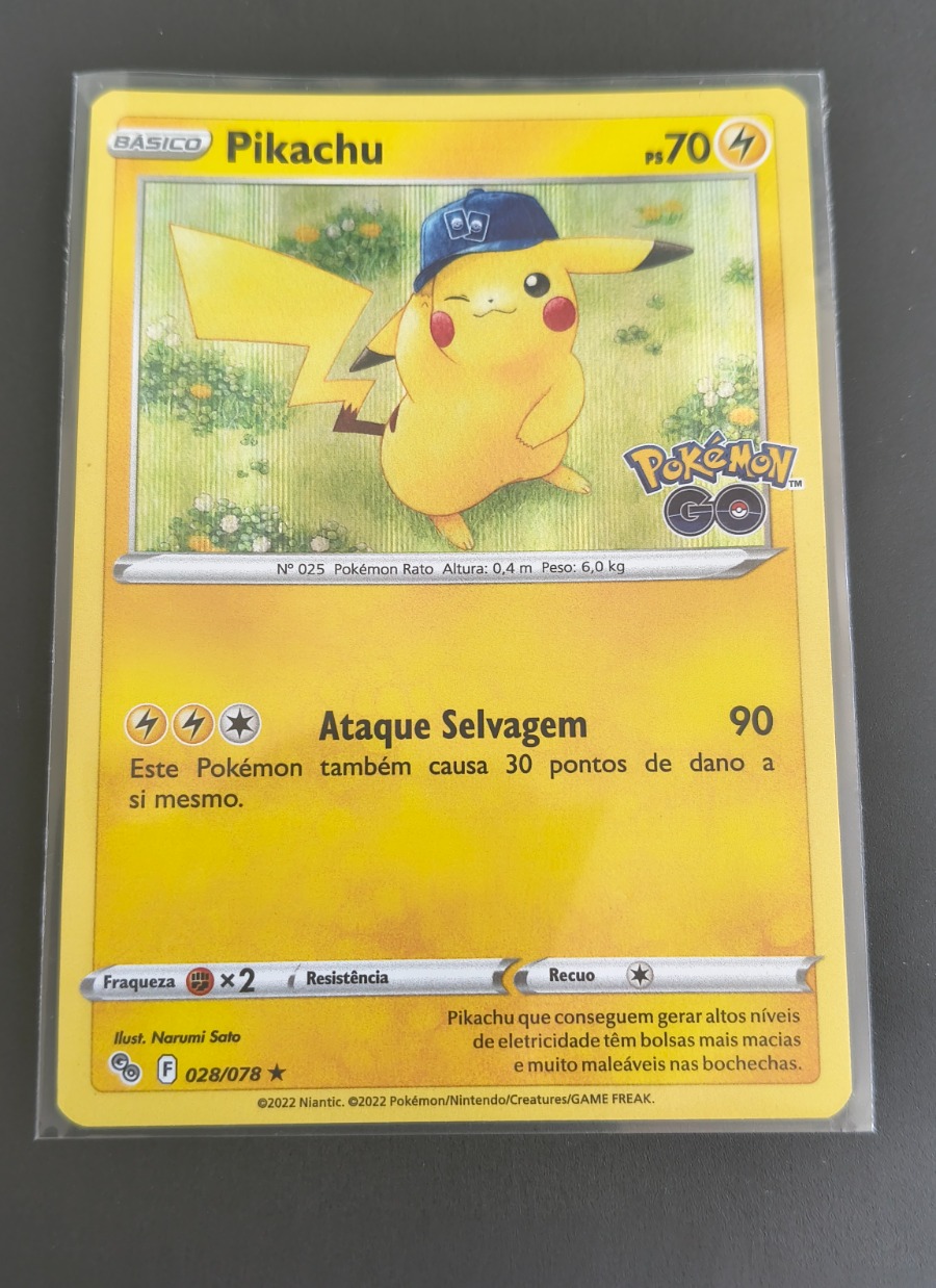Pikachu (Pokémon GO #028) frente