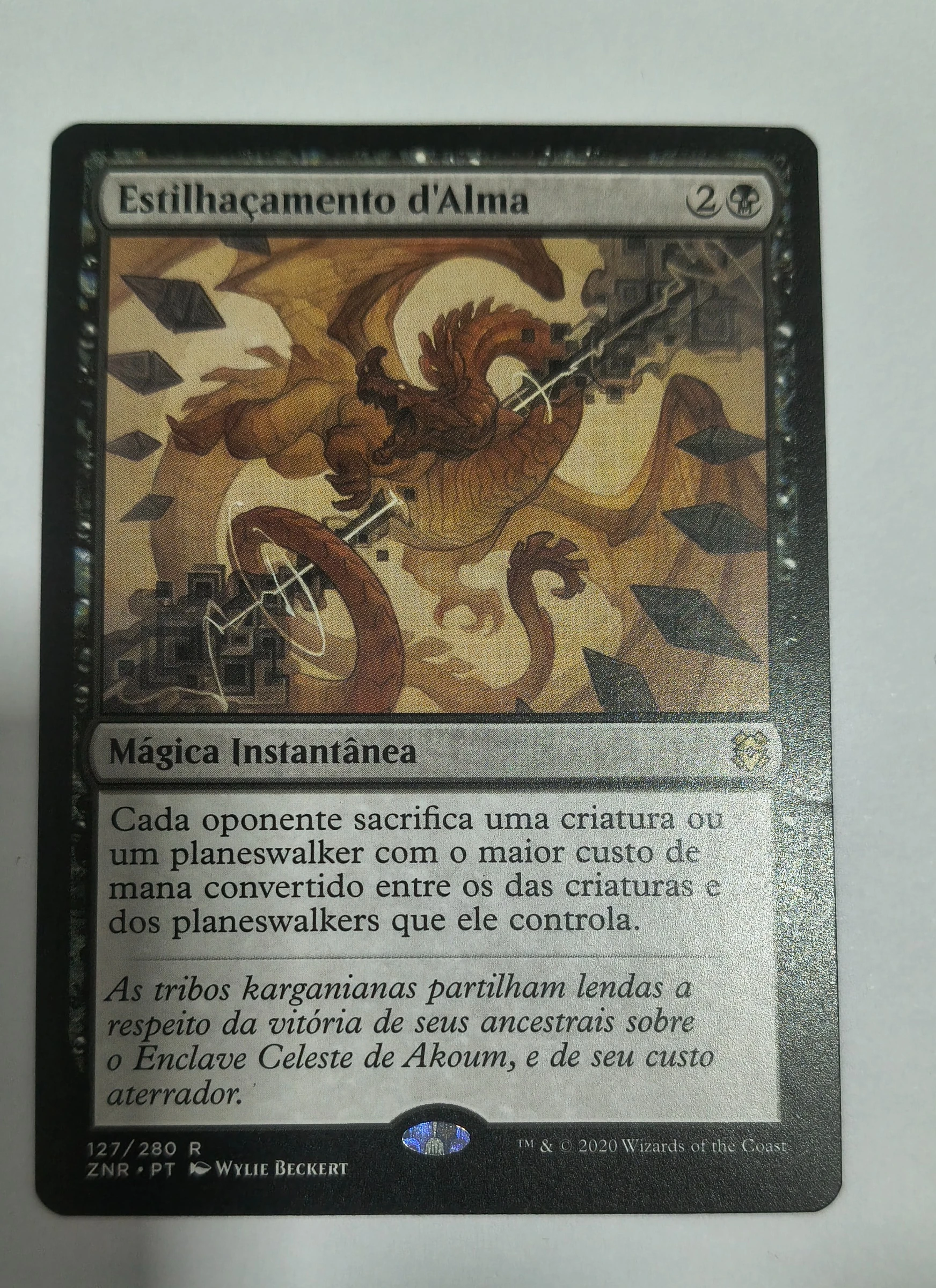 Estilhaçamento d'Alma (Zendikar Rising #127) frente