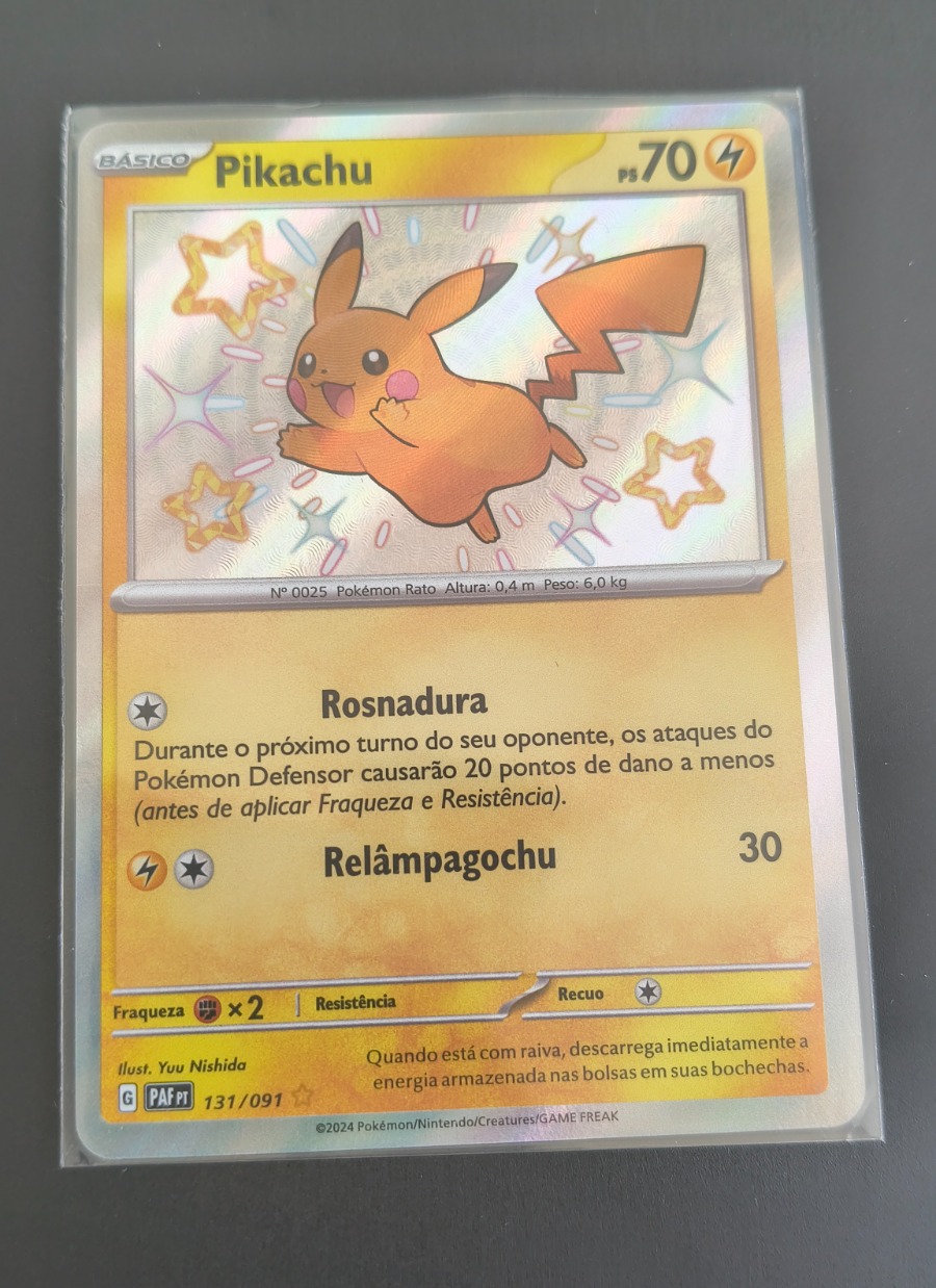 Pikachu (Destinos de Paldea #131) frente