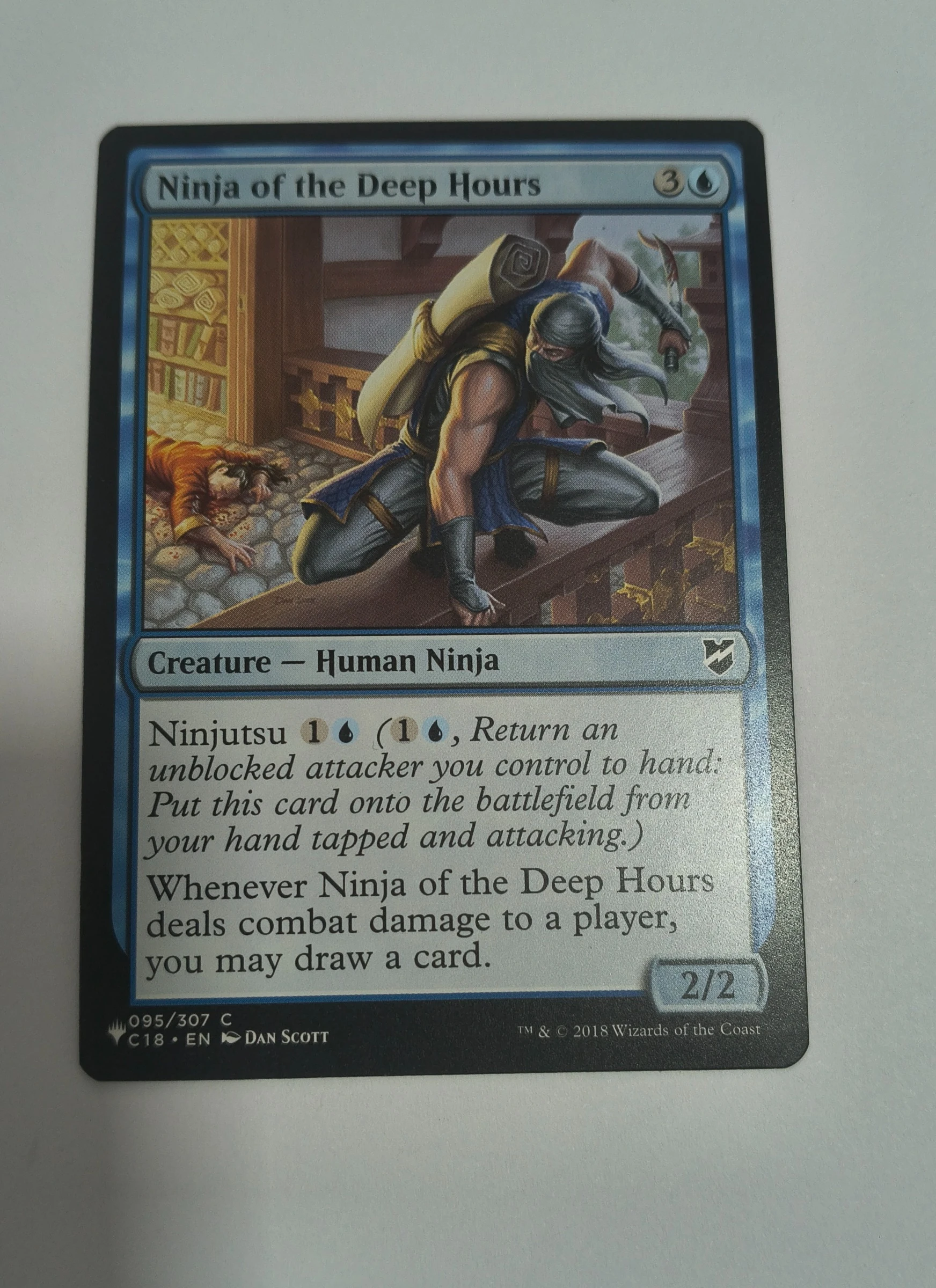 Ninja of the Deep Hours (Commander 2018 #95) frente