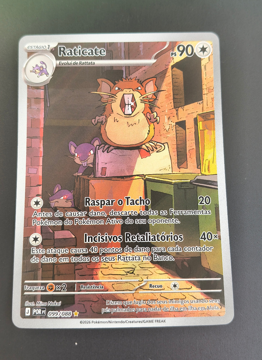 Raticate (Equilíbrio Perfeito #099) frente