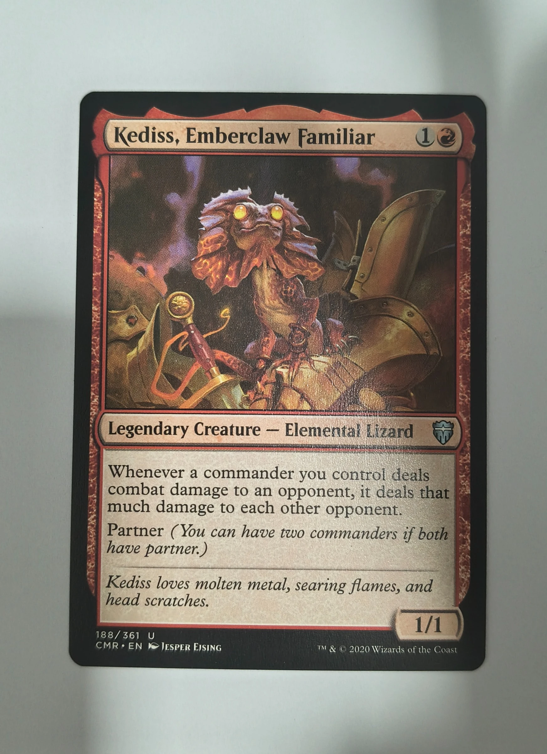 Kediss, Emberclaw Familiar (The List #CMR-188) frente