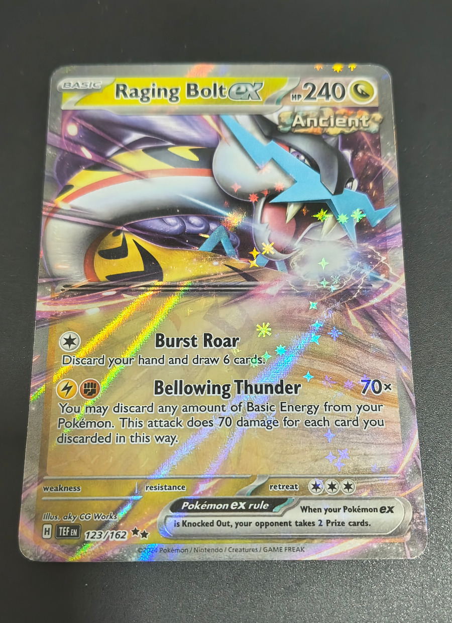 Raging Bolt ex (Temporal Forces #123) frente