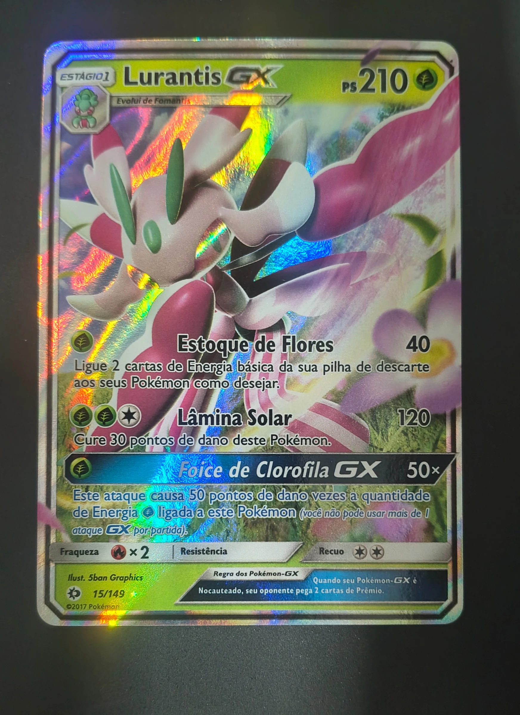 Lurantis GX (Sol e Lua #15) frente
