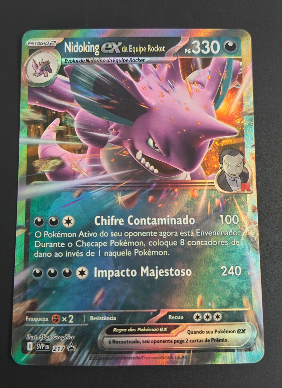Nidoking ex da Equipe Rocket (SVP Black Star Promos #217)