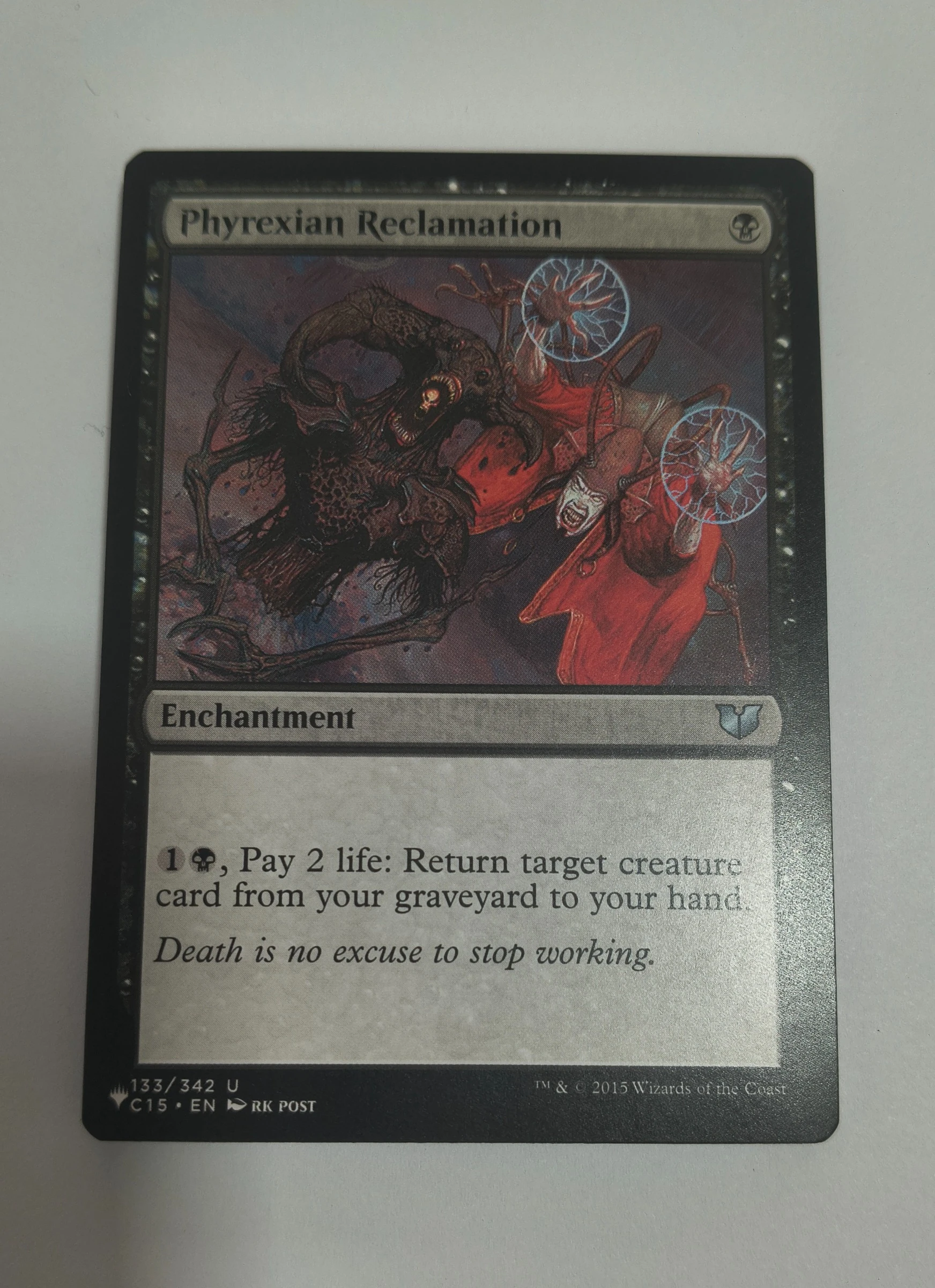 Phyrexian Reclamation (The List #C15-133) frente