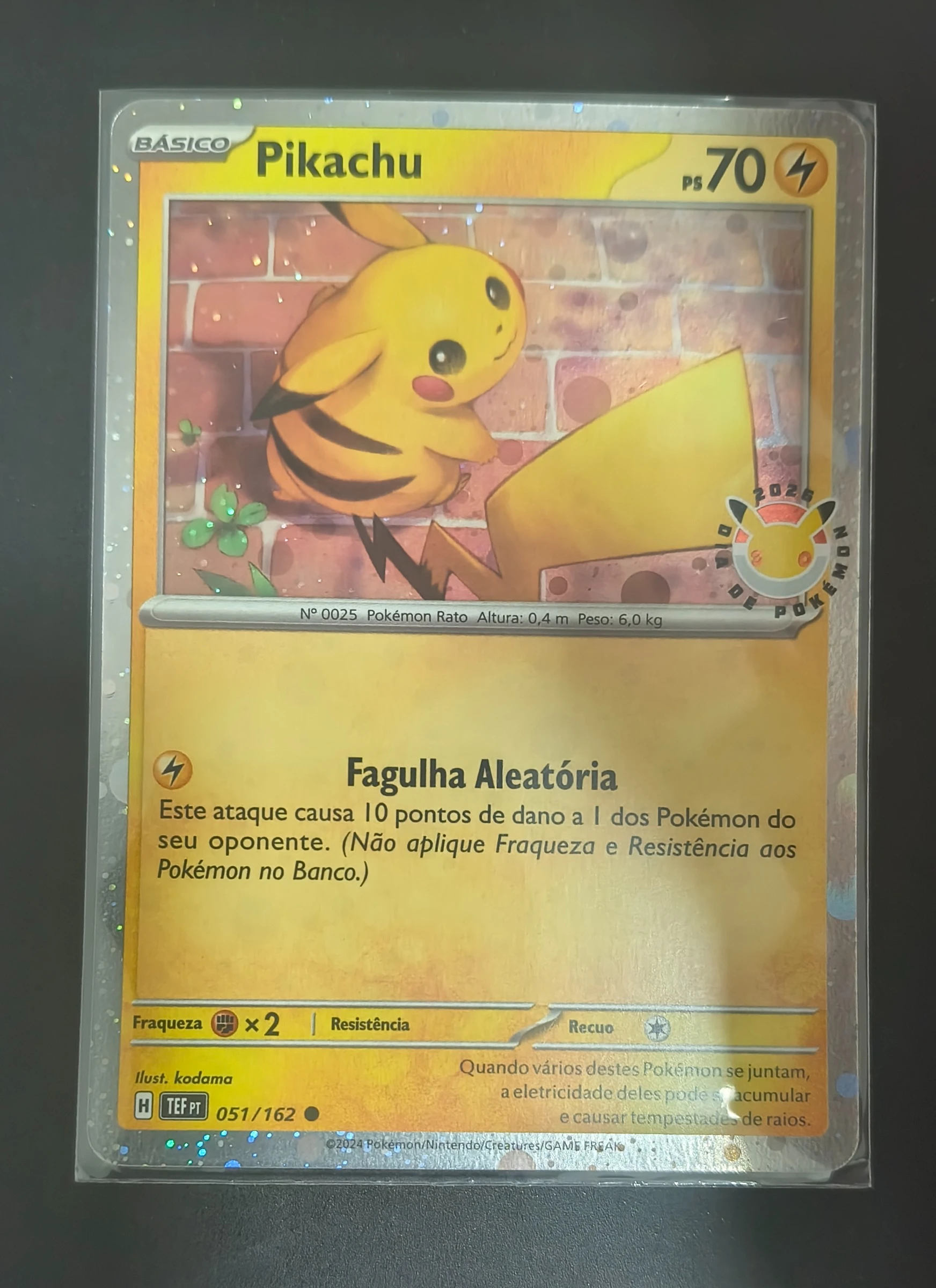 Pikachu (Forças Temporais #051) frente