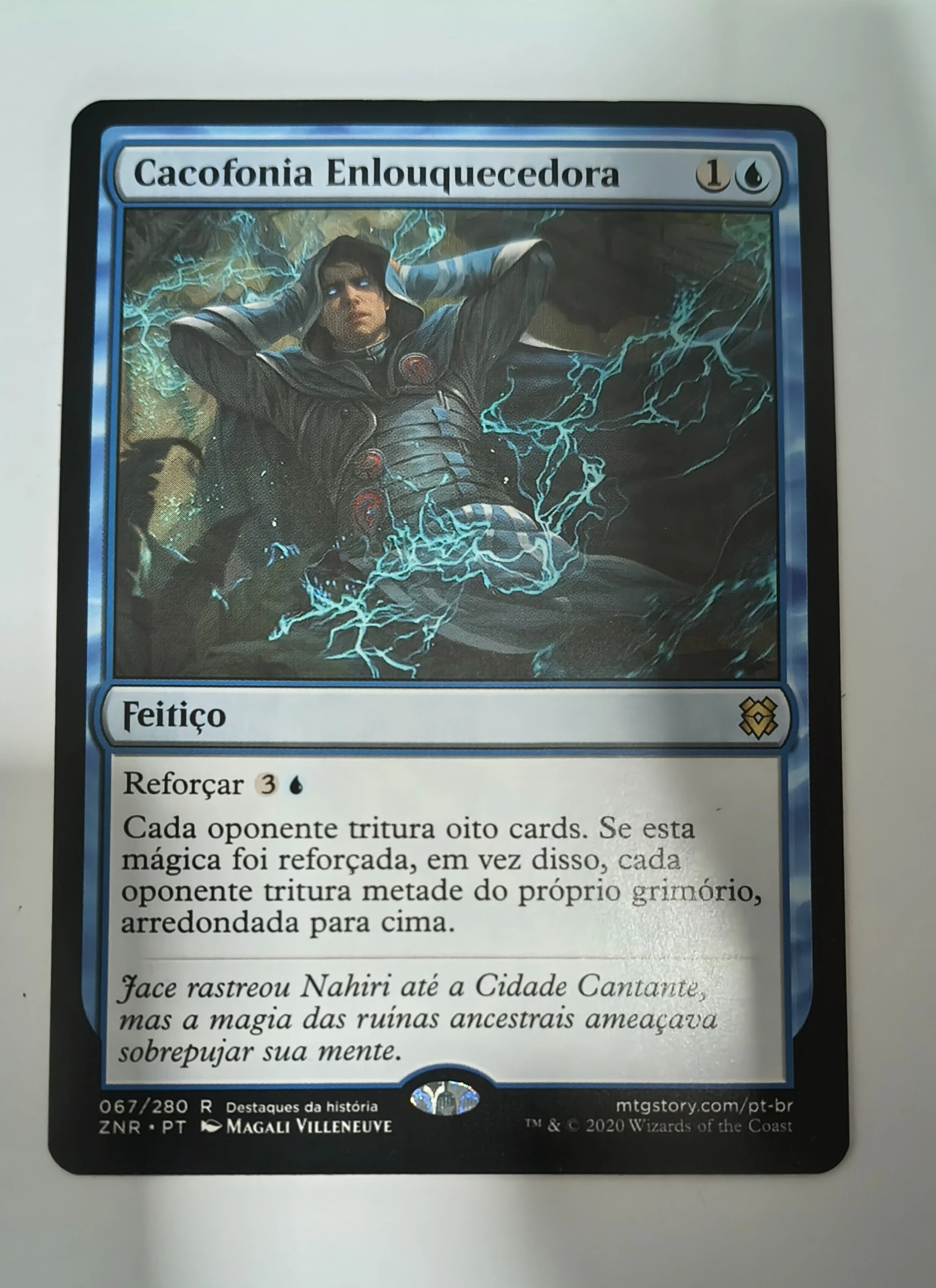 Cacofonia Enlouquecedora (Zendikar Rising #67) frente